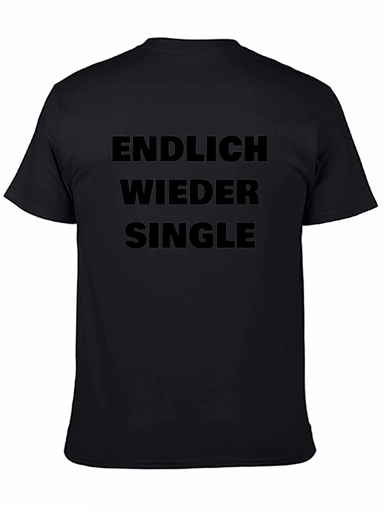 Finally Single Mens Black T-Shirt