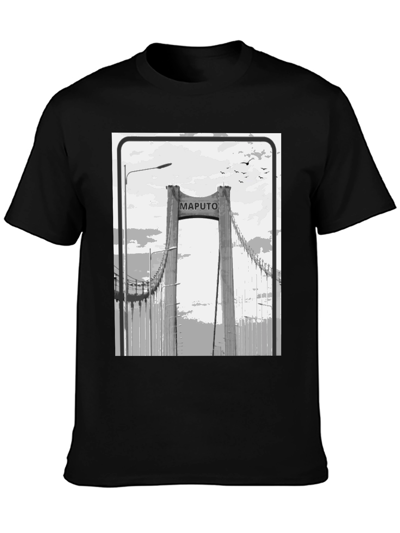 Maputo Bridge Graphic T-Shirt