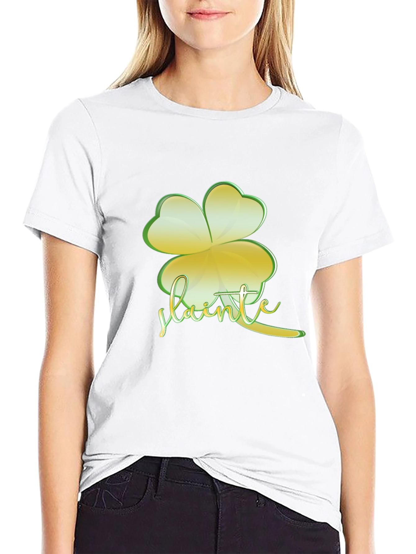 St. Patricks Day Shamrock T-Shirt - Slainte Irish Cheers