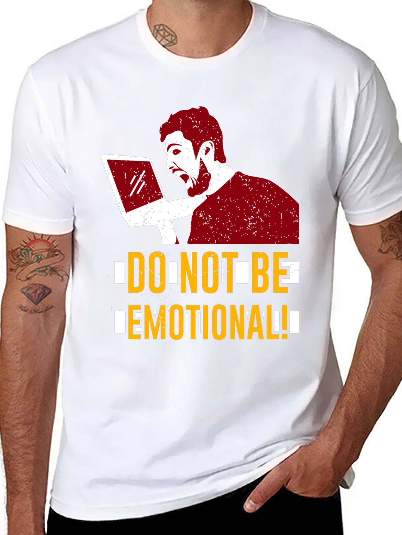 Do Not Be Emotional Graphic Tee