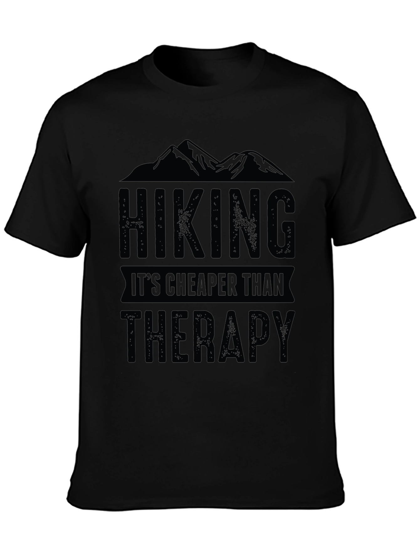 Hiking is Cheaper Than Therapy Graphic Tee