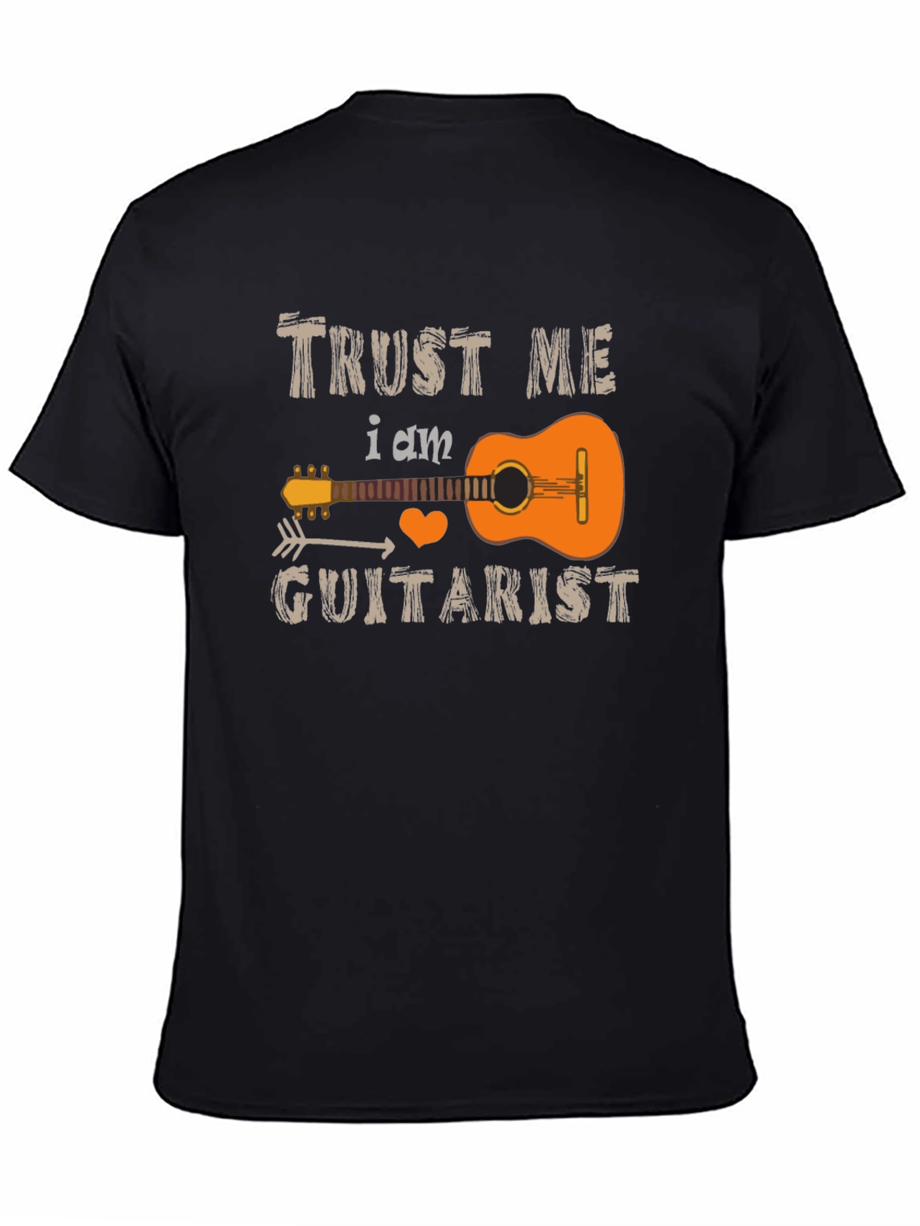 Trust Me I am Guitarist Black T-Shirt