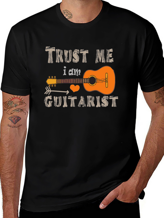 Trust Me I am Guitarist Black T-Shirt