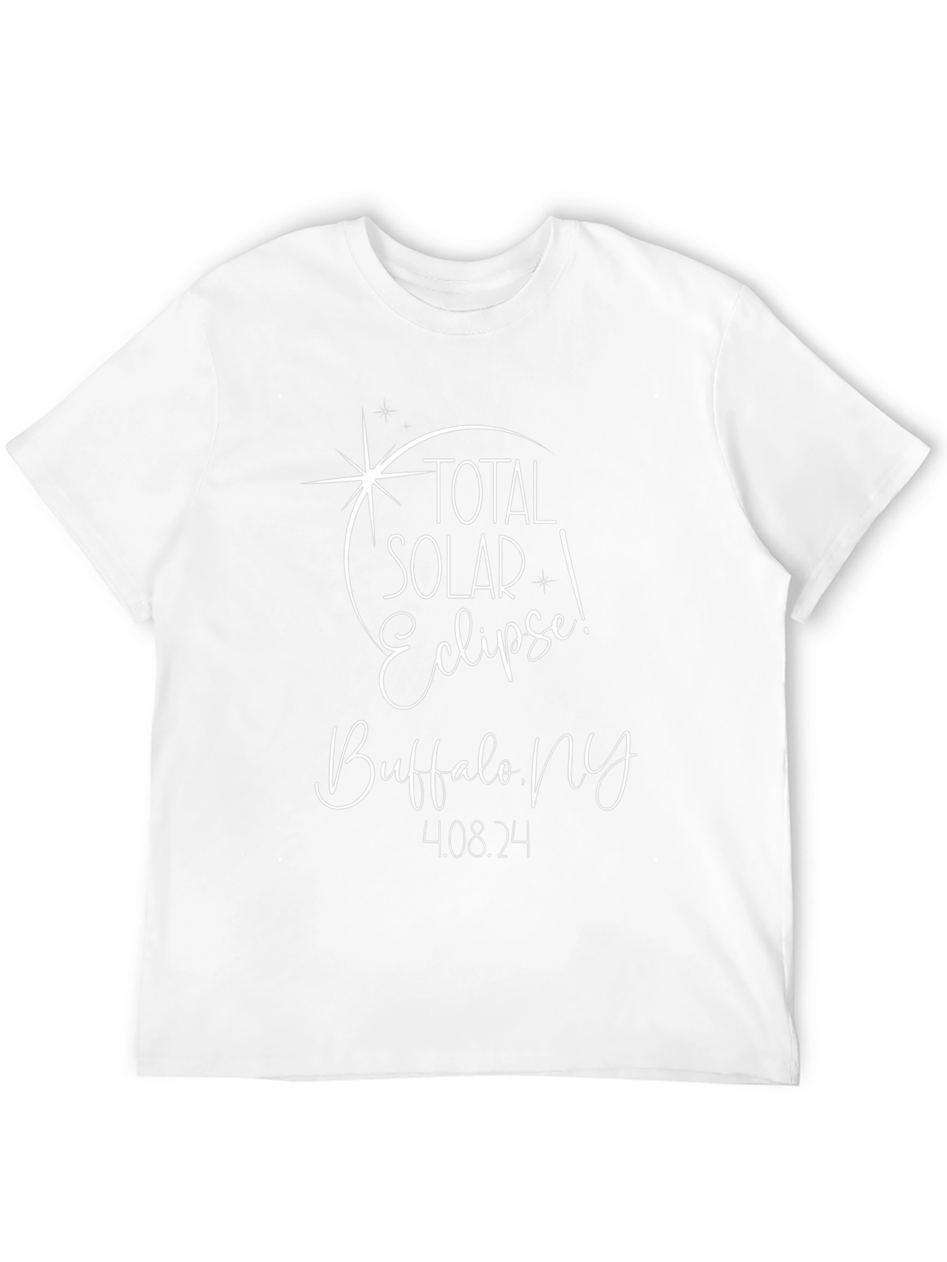 Total Solar Eclipse Buffalo NY Black Tee