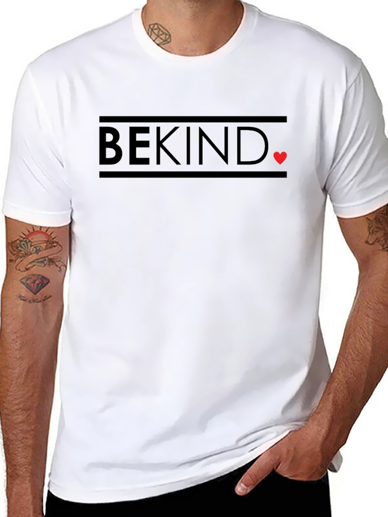 Be Kind Graphic Tee - Black
