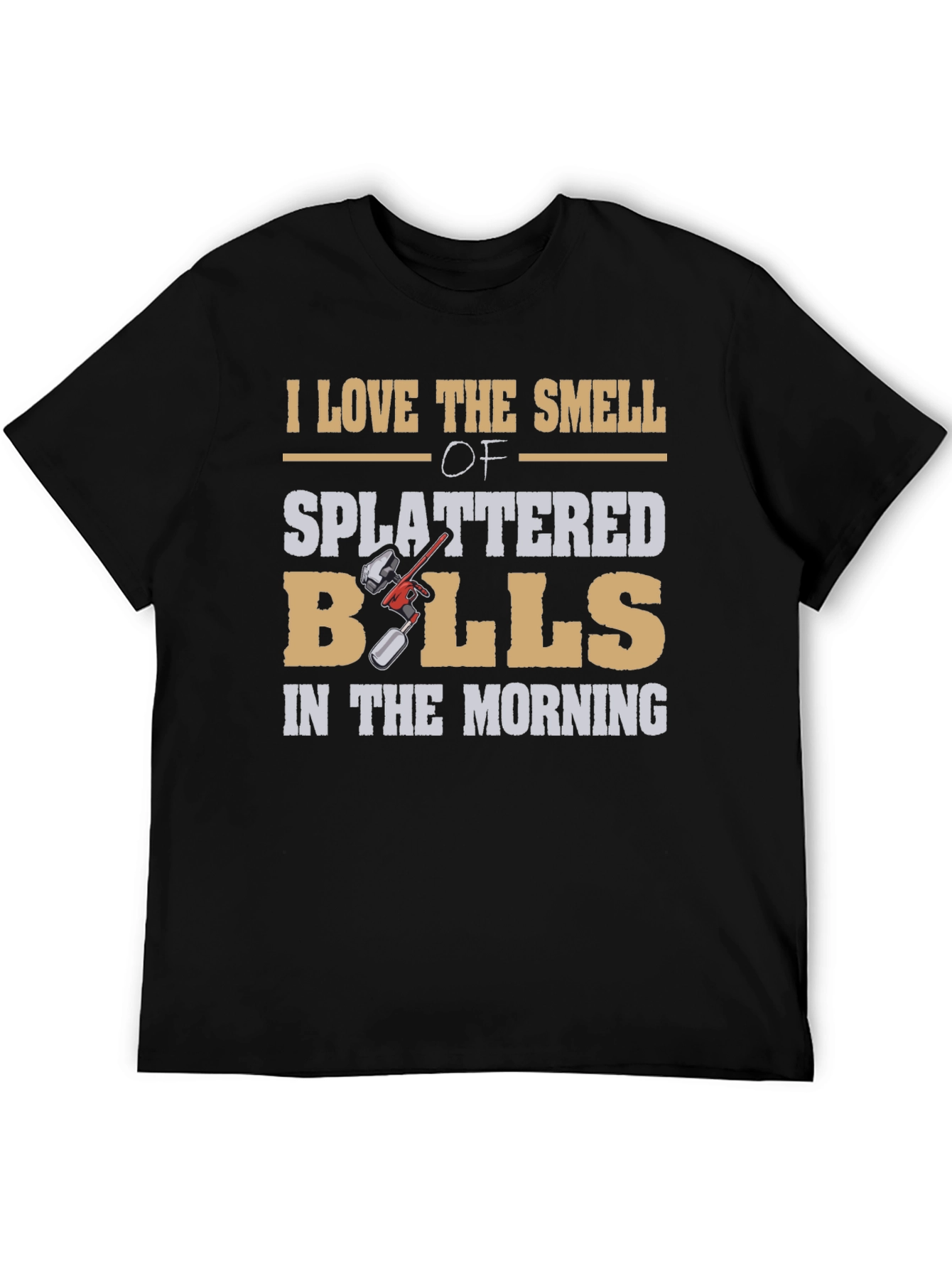 I Love Splattered Balls T-Shirt - Unique Design