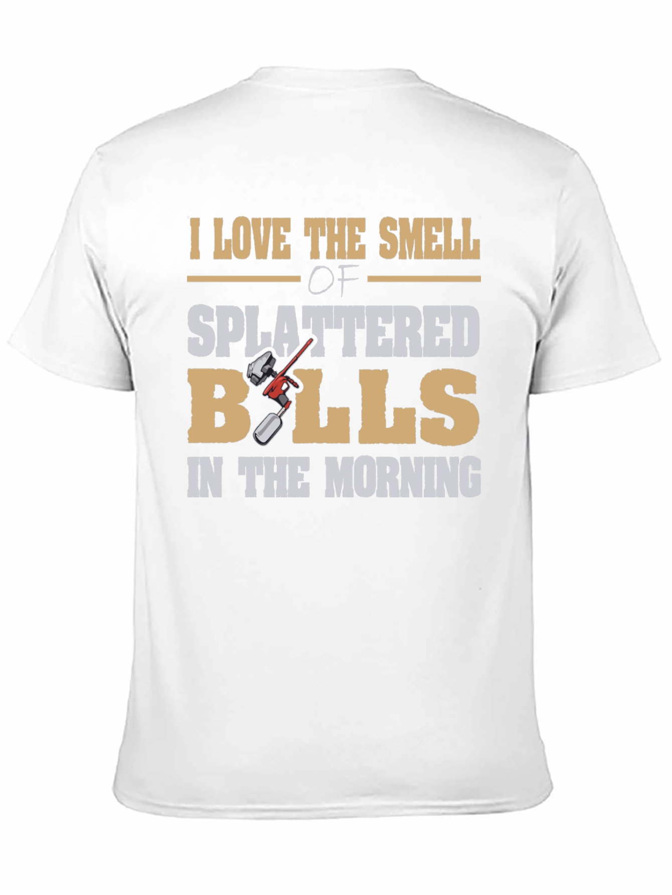 I Love Splattered Balls T-Shirt - Unique Design