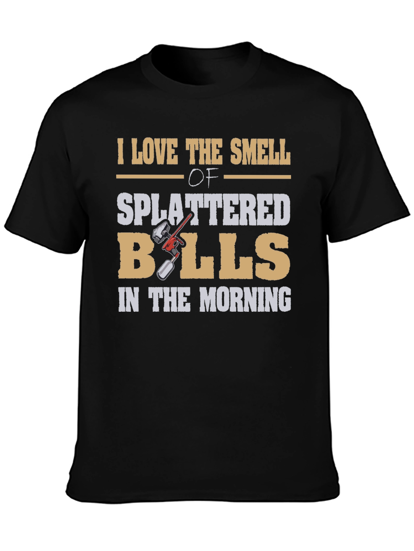 I Love Splattered Balls T-Shirt - Unique Design