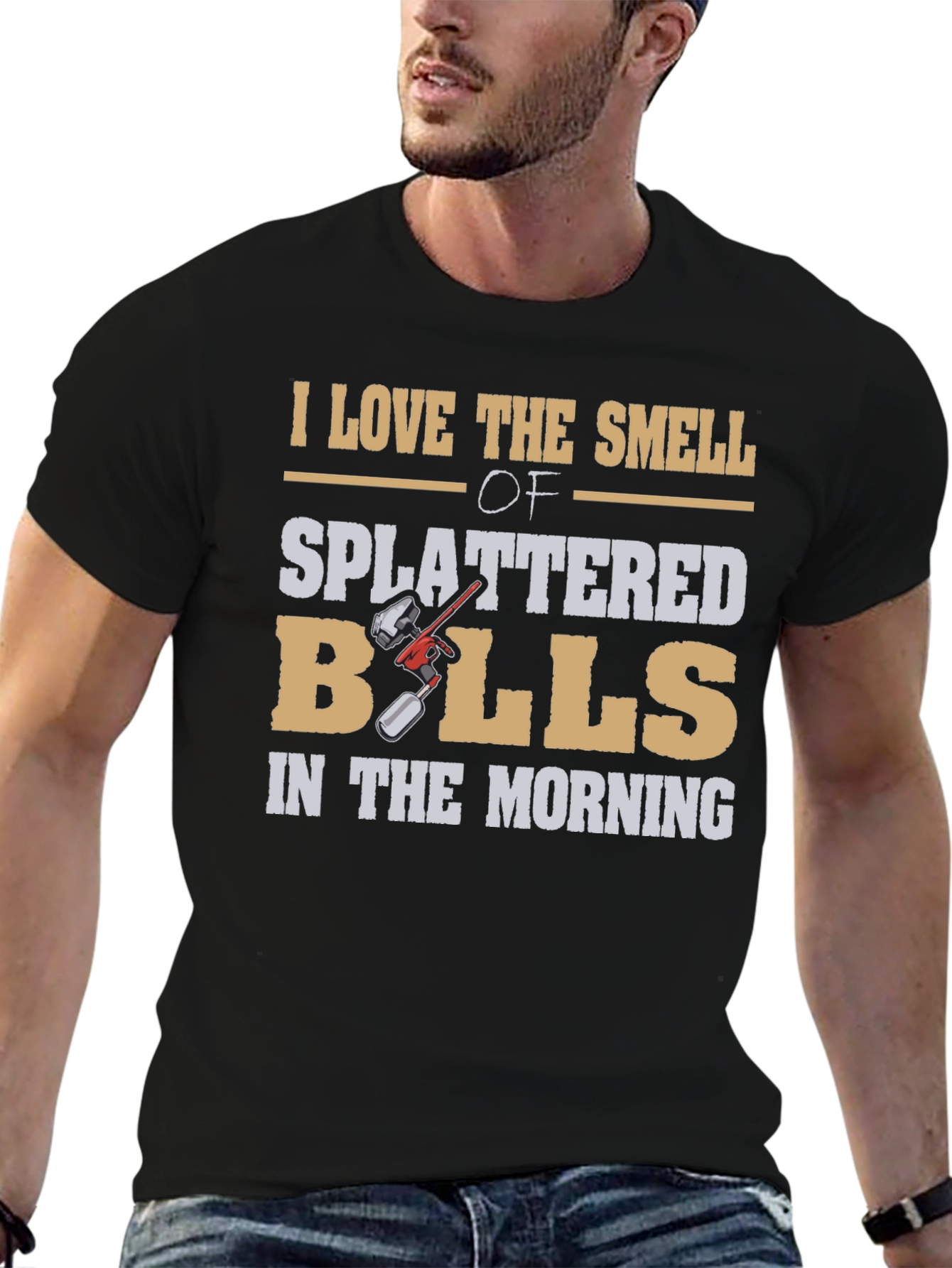 I Love Splattered Balls T-Shirt - Unique Design