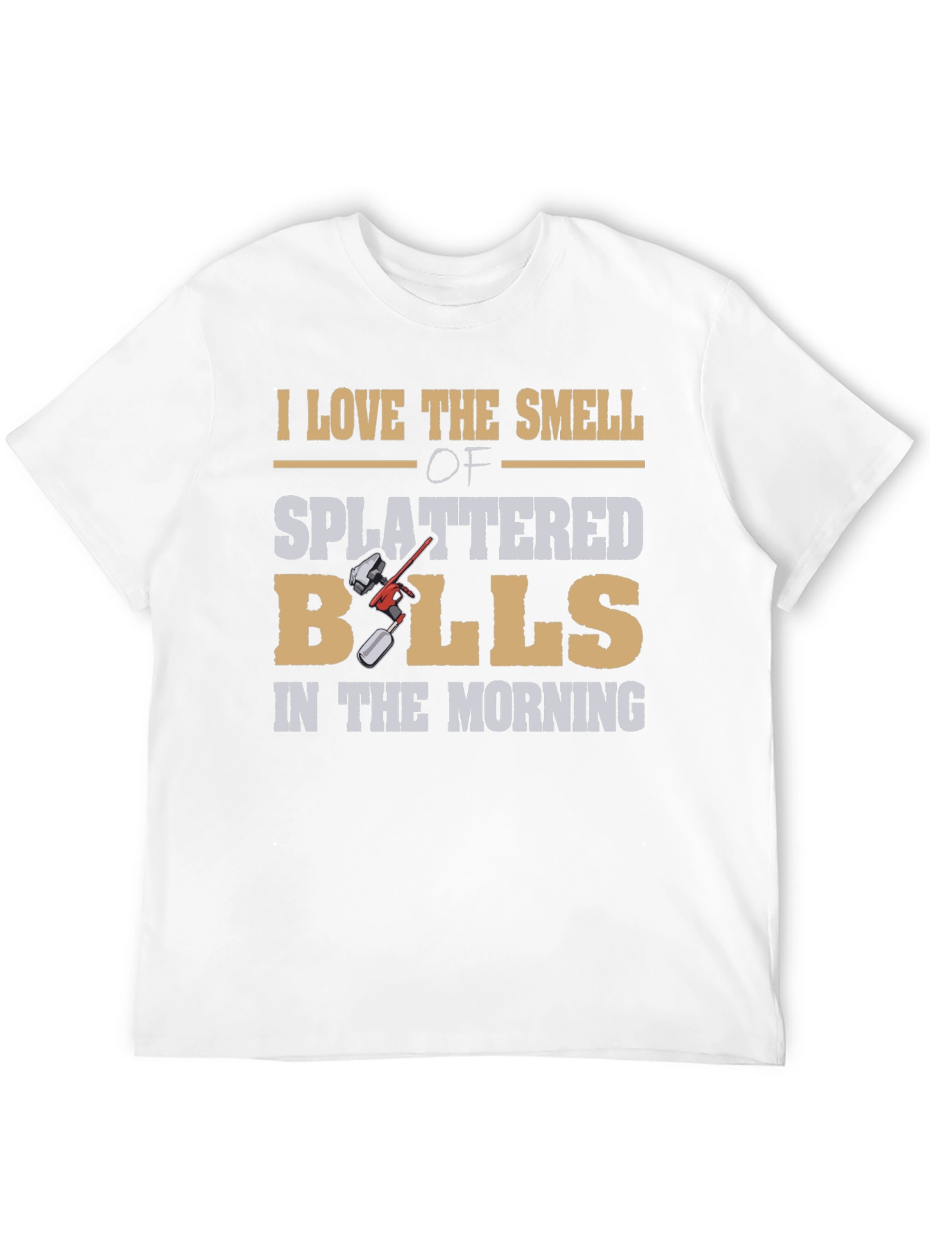 I Love Splattered Balls T-Shirt - Unique Design