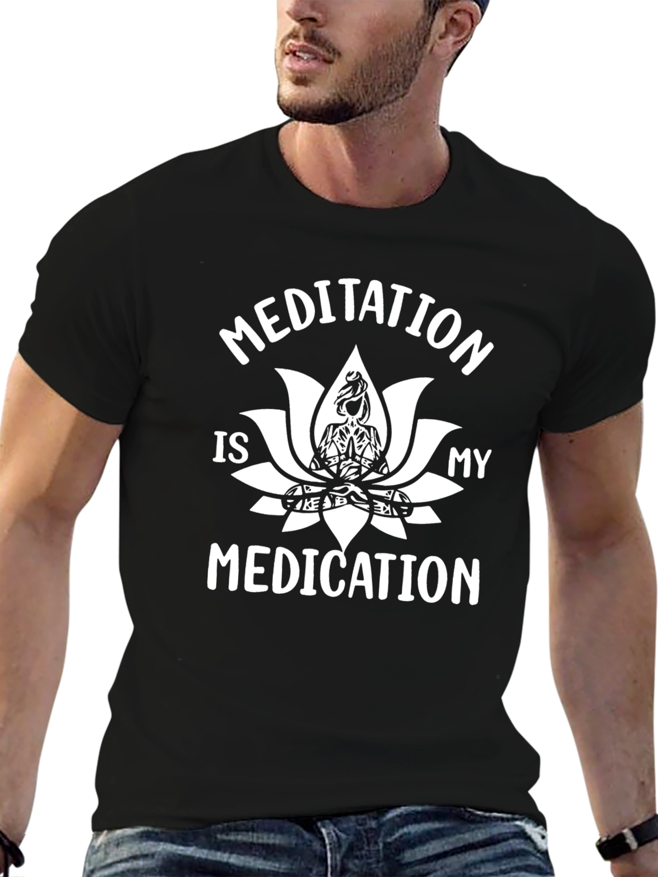 Meditation is My Medication Graphic Tee