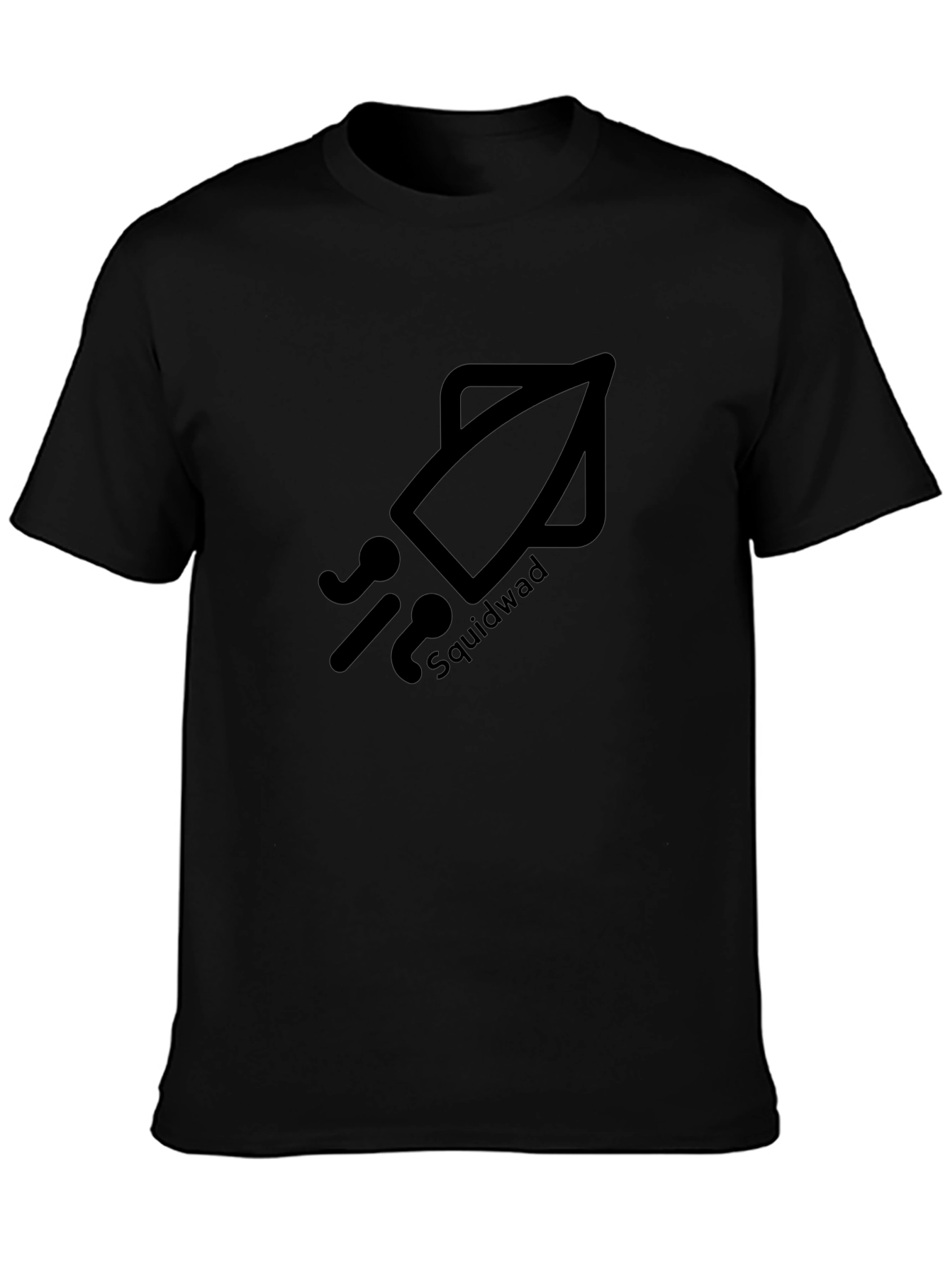 Squidwad Graphic Tee - Black Cotton T-Shirt