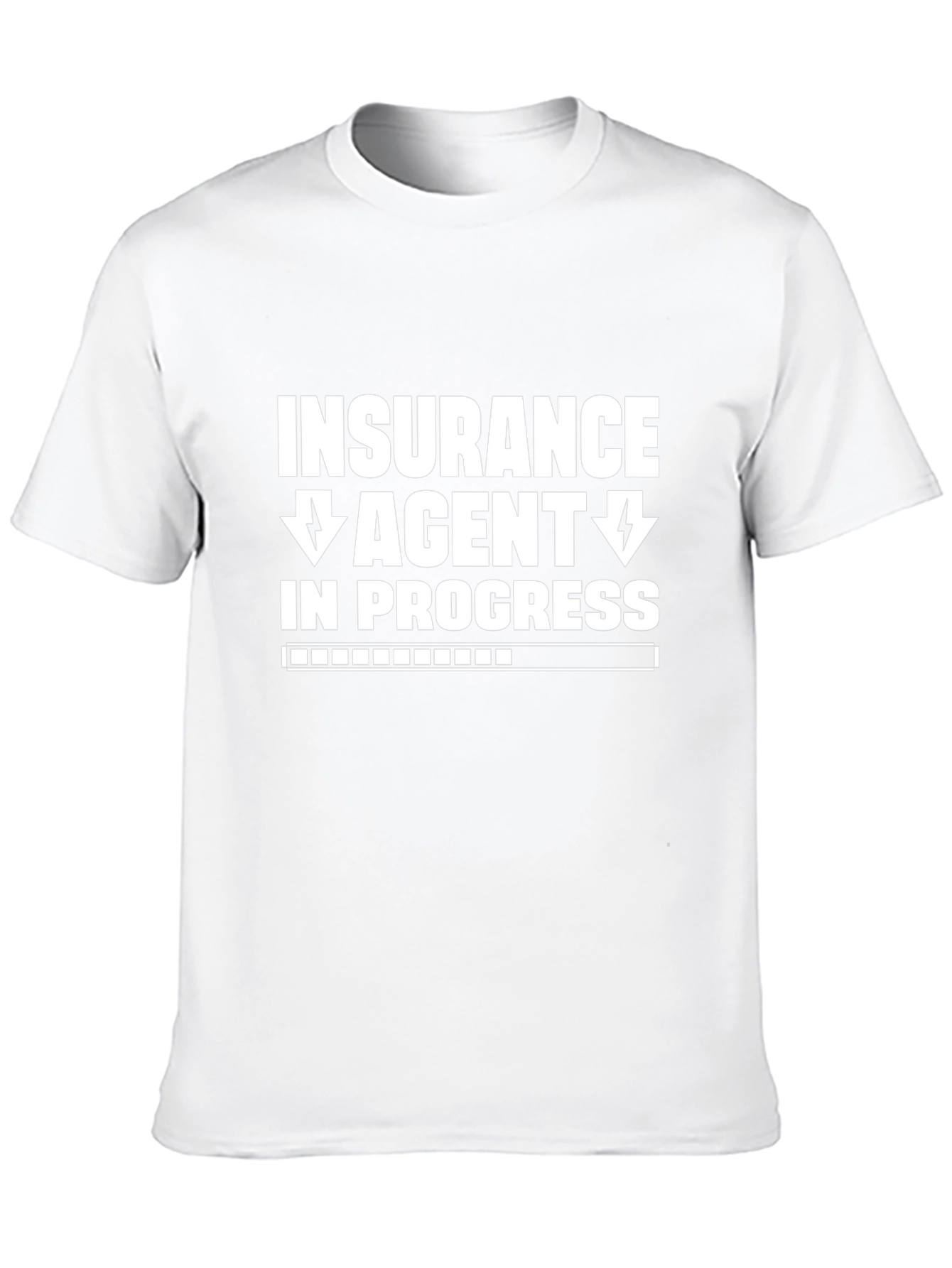 Insurance Agent In Progress Black T-Shirt