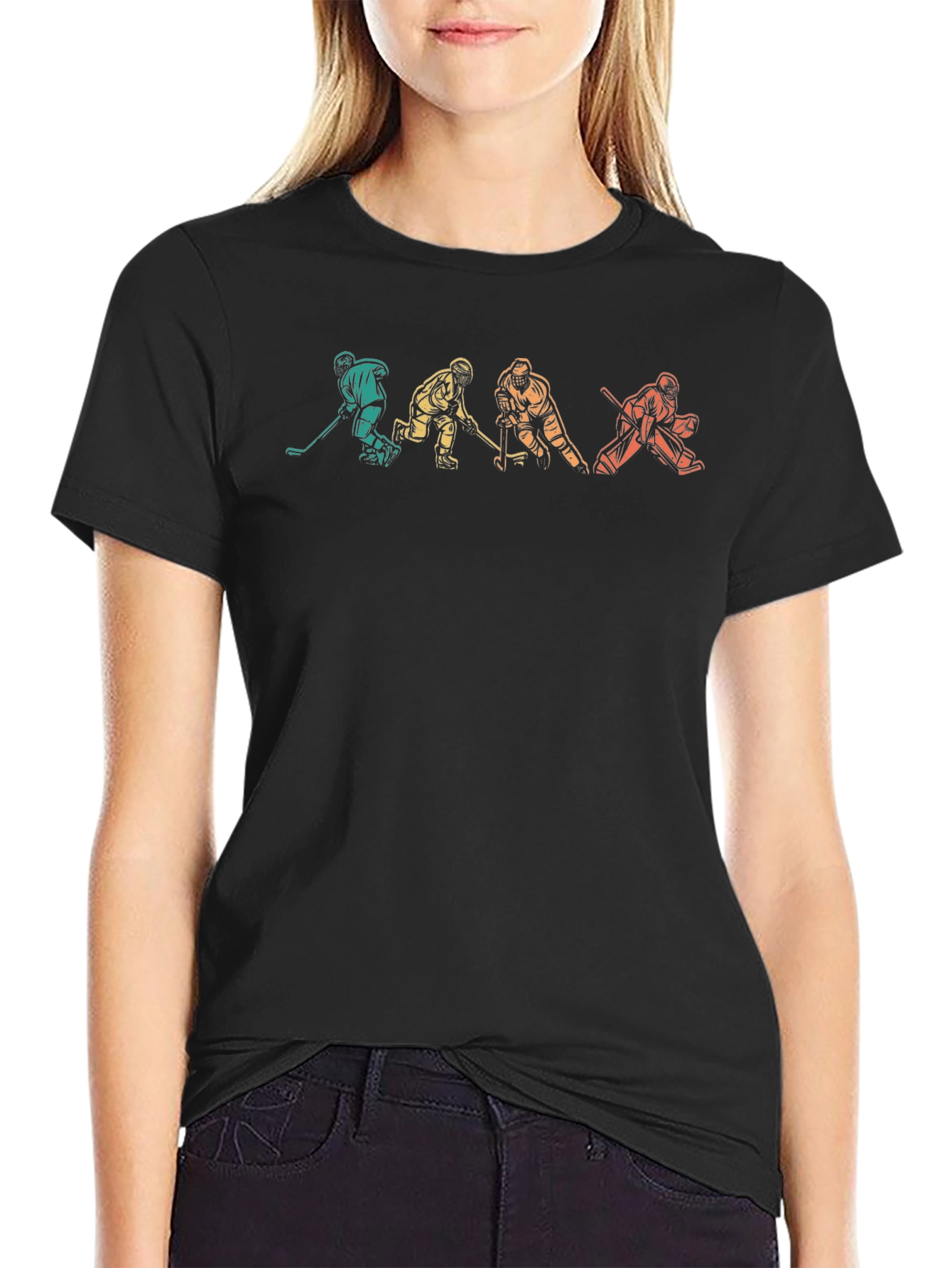 Hockey Player Graphic Tee