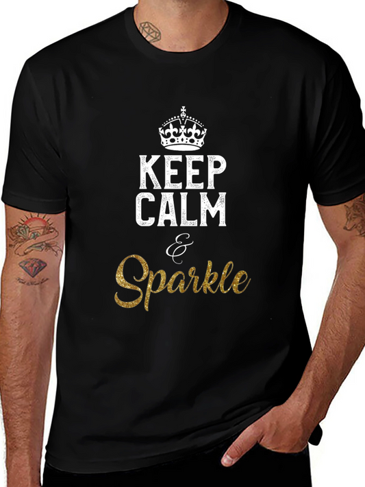 Keep Calm & Sparkle Graphic Tee