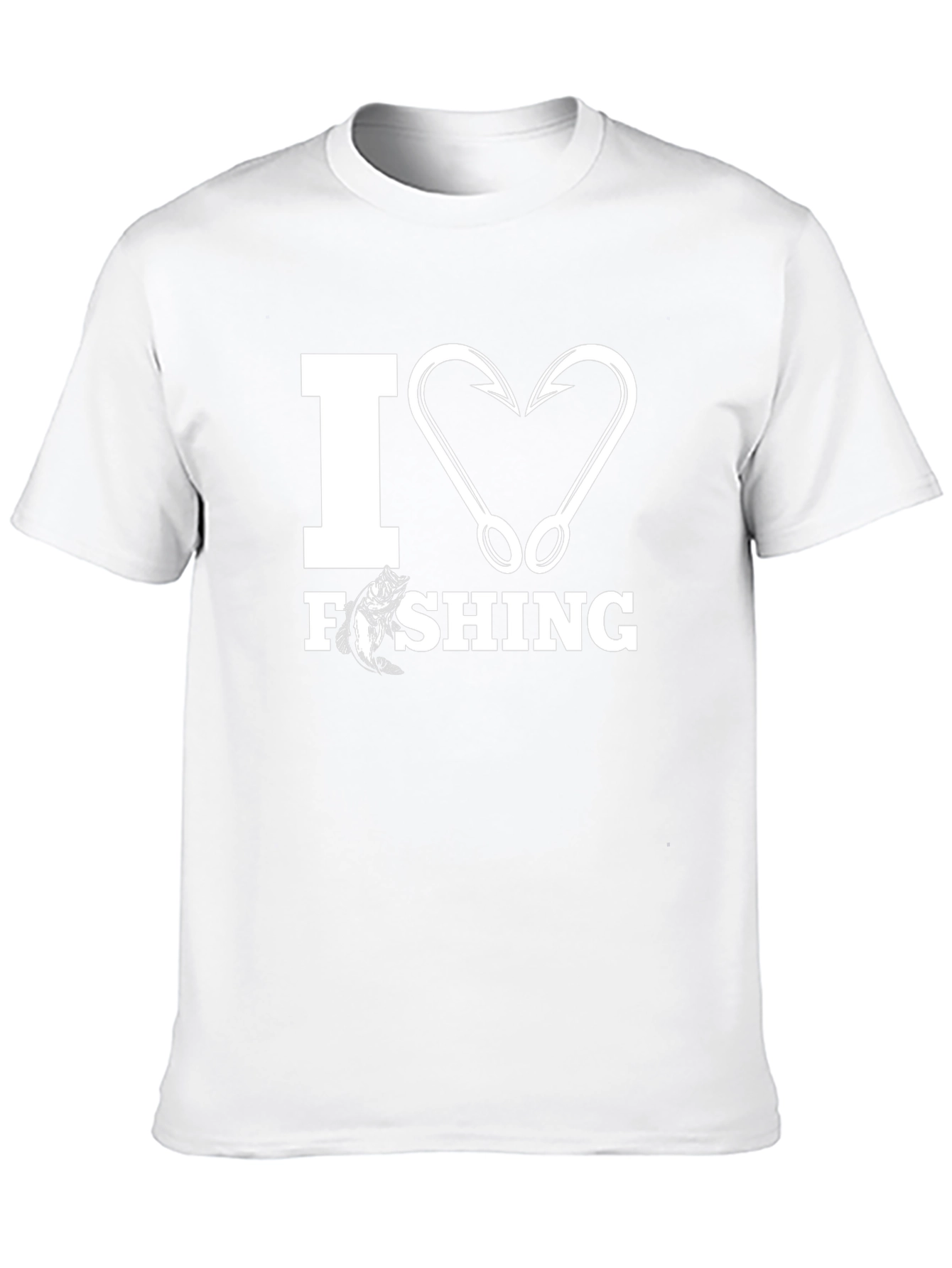I Heart Fishing Graphic T-Shirt