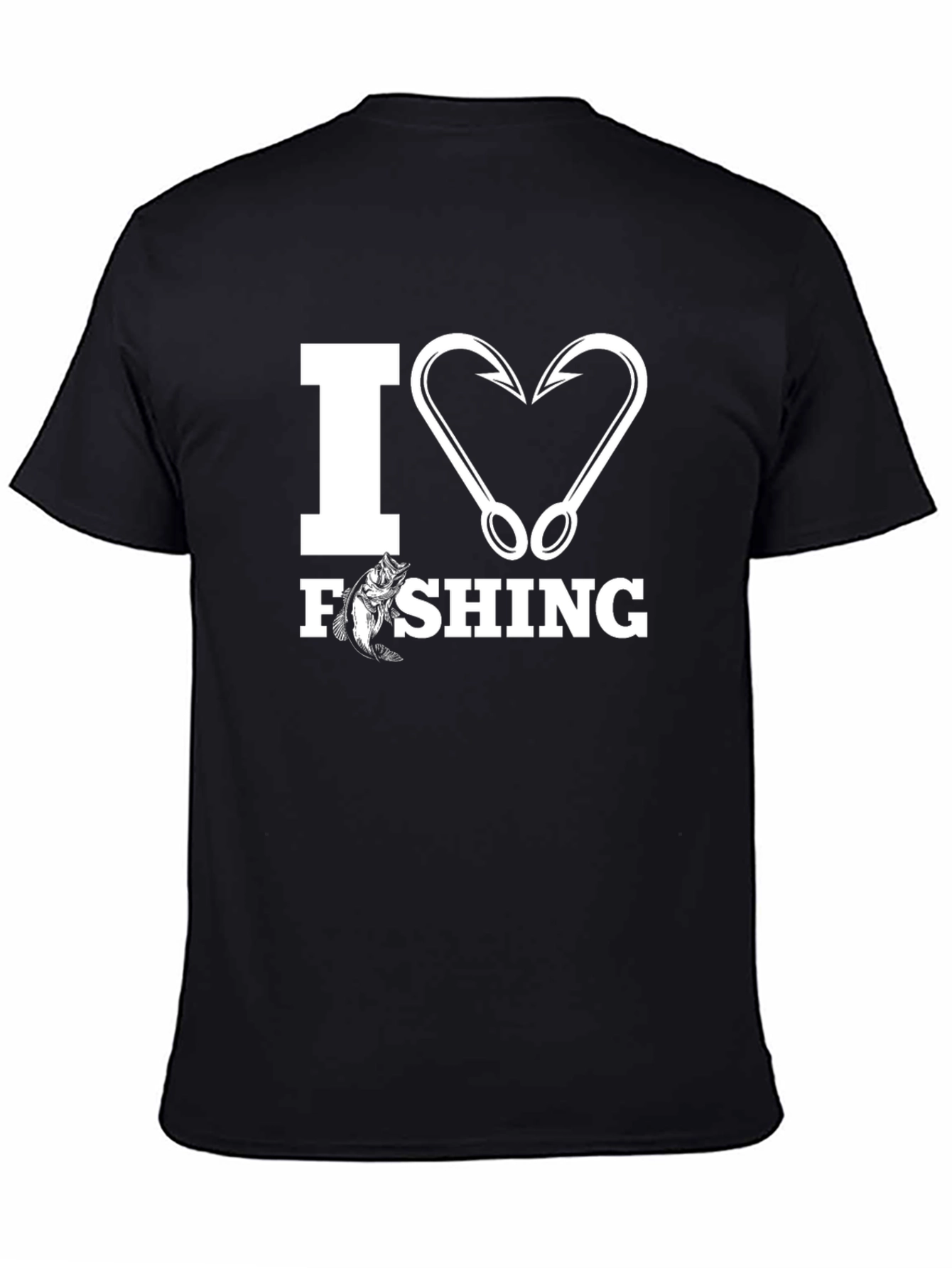 I Heart Fishing Graphic T-Shirt