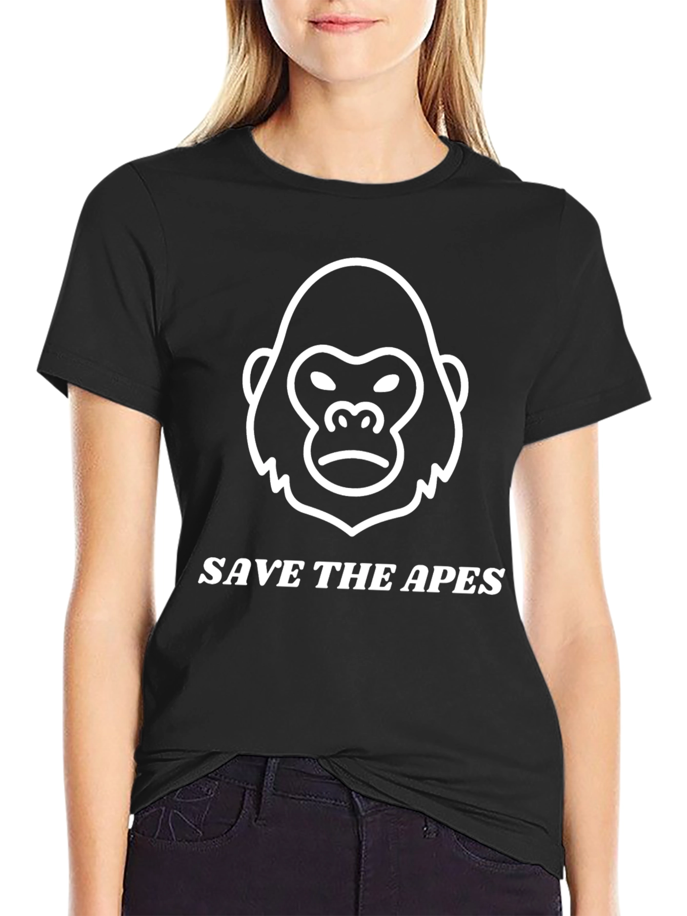 Save the Apes T-Shirt - Graphic Print
