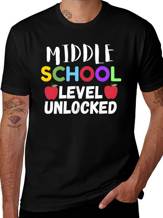 Middle School Level Unlocked T-Shirt