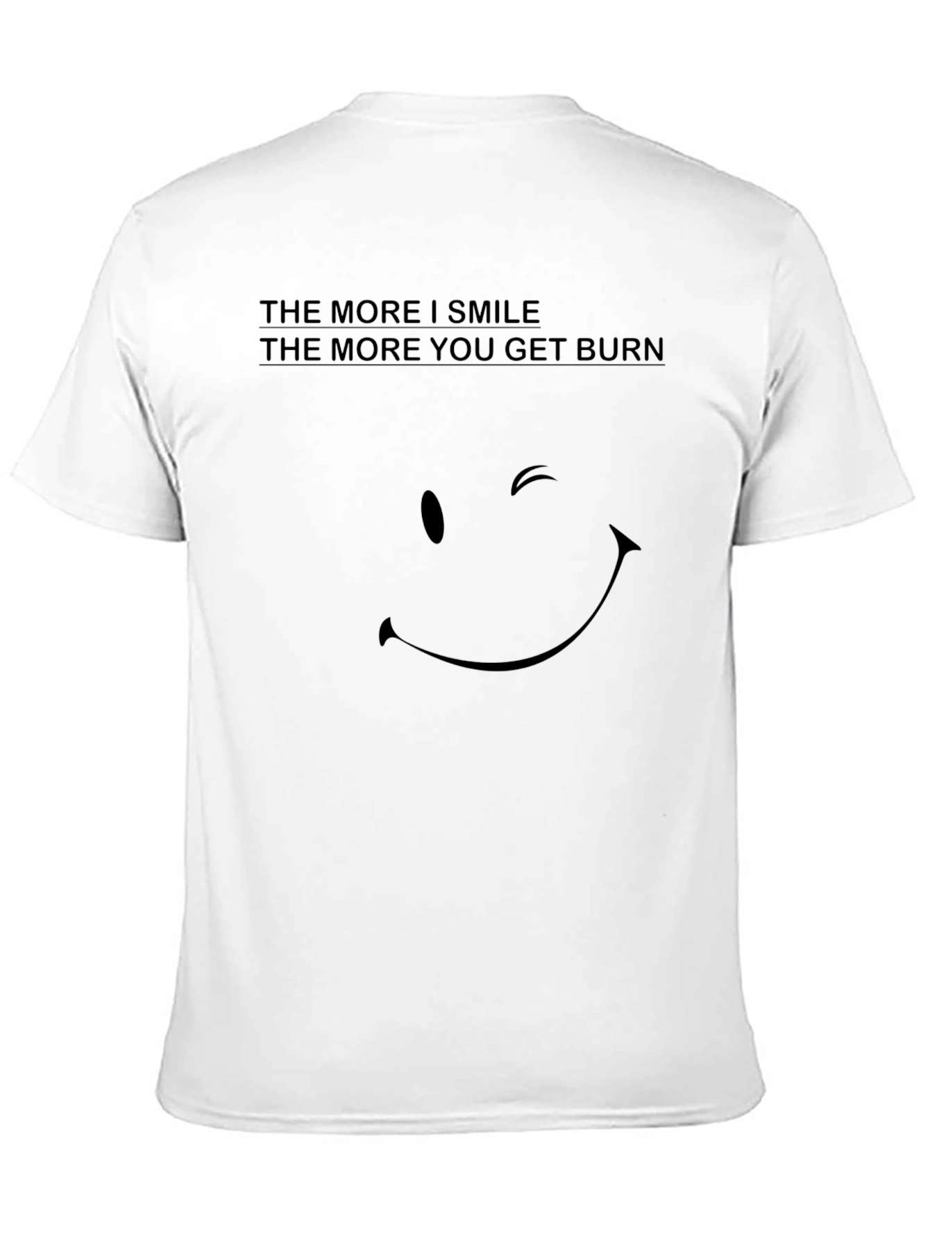 Humorous Wink Smile T-Shirt