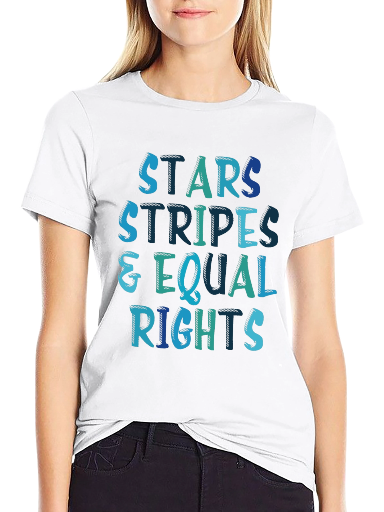 Stars Stripes & Equal Rights Graphic Tee