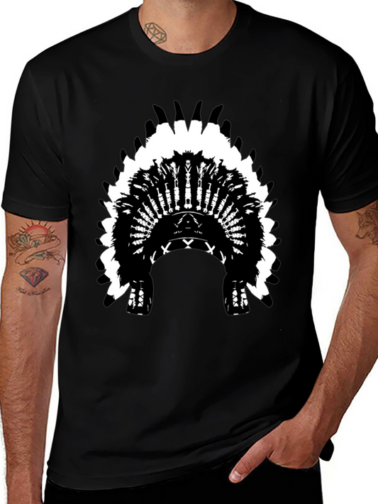 Native American Headdress Graphic Tee