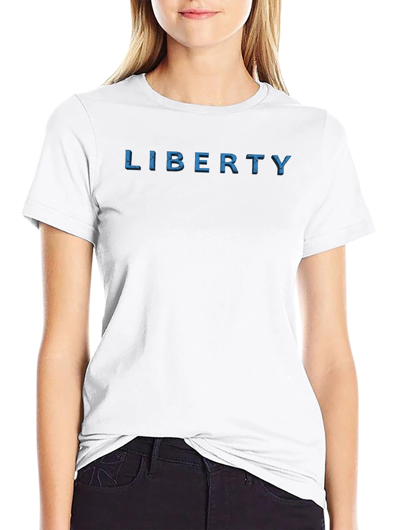 Liberty Graphic Tee - Mens Black T-Shirt