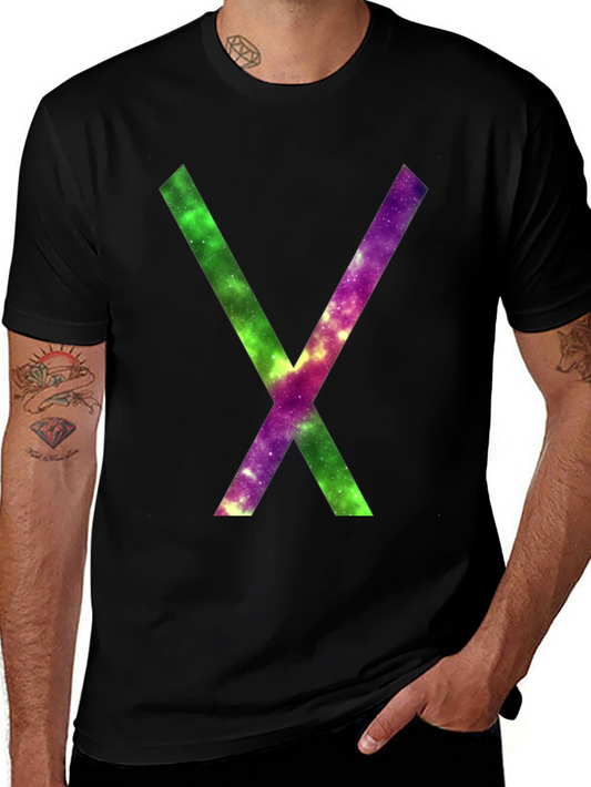 Galaxy X T-Shirt - Mens Black Graphic Tee