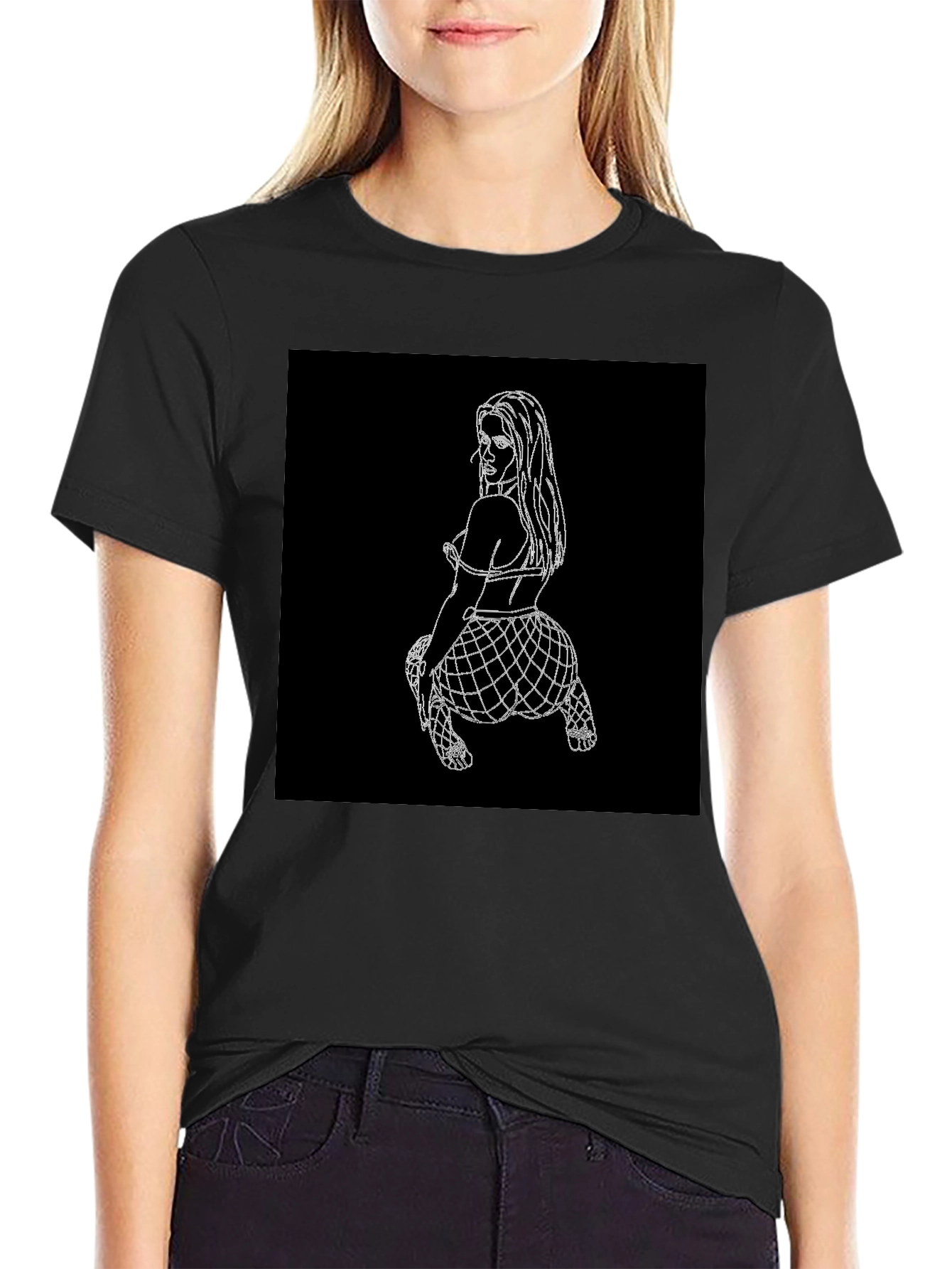 Unique Graphic Tee - Black Shirt with Bold Design