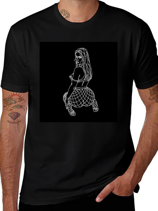 Unique Graphic Tee - Black Shirt with Bold Design