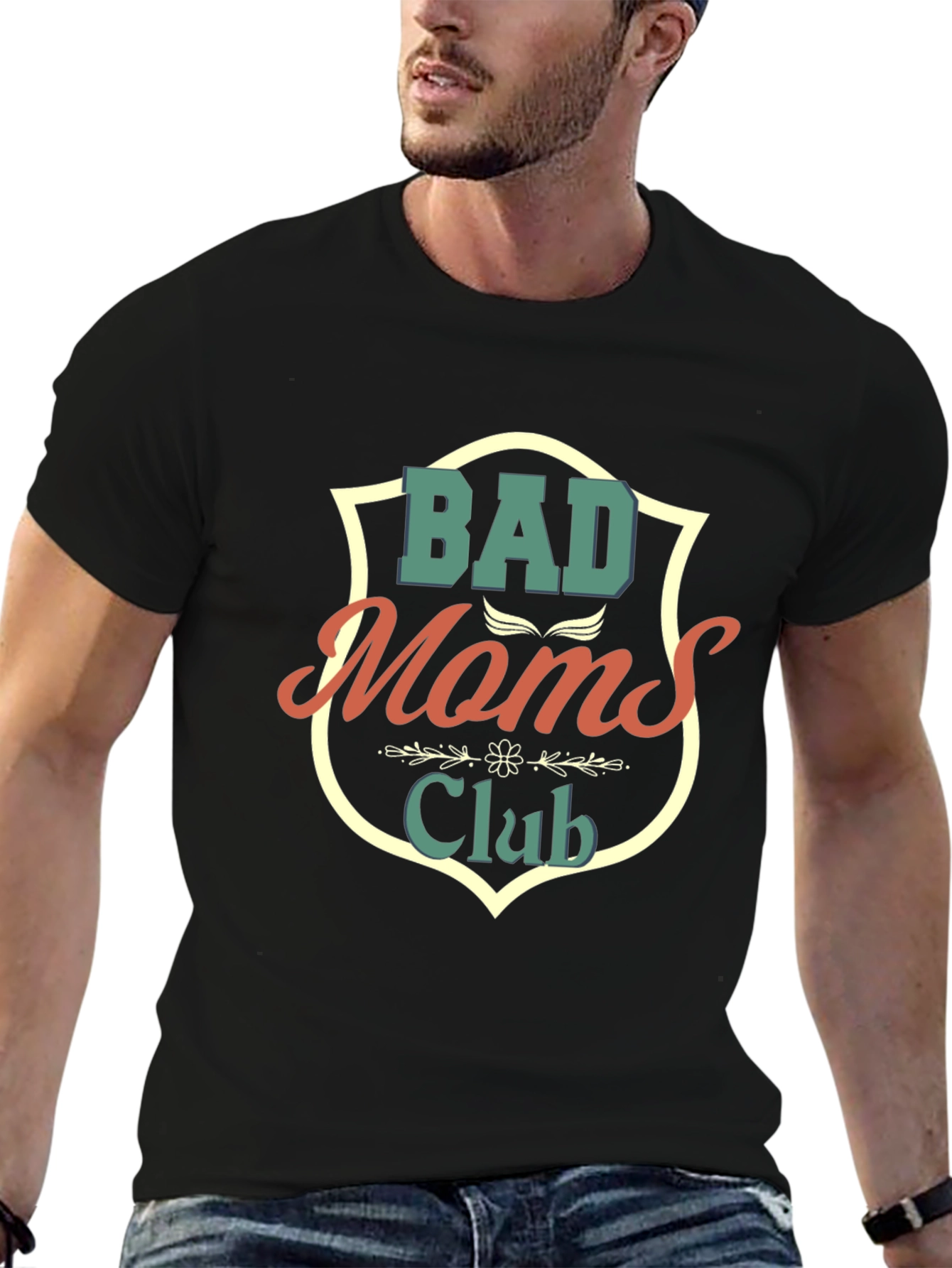 Bad Moms Club T-Shirt - Novelty Graphic Tee