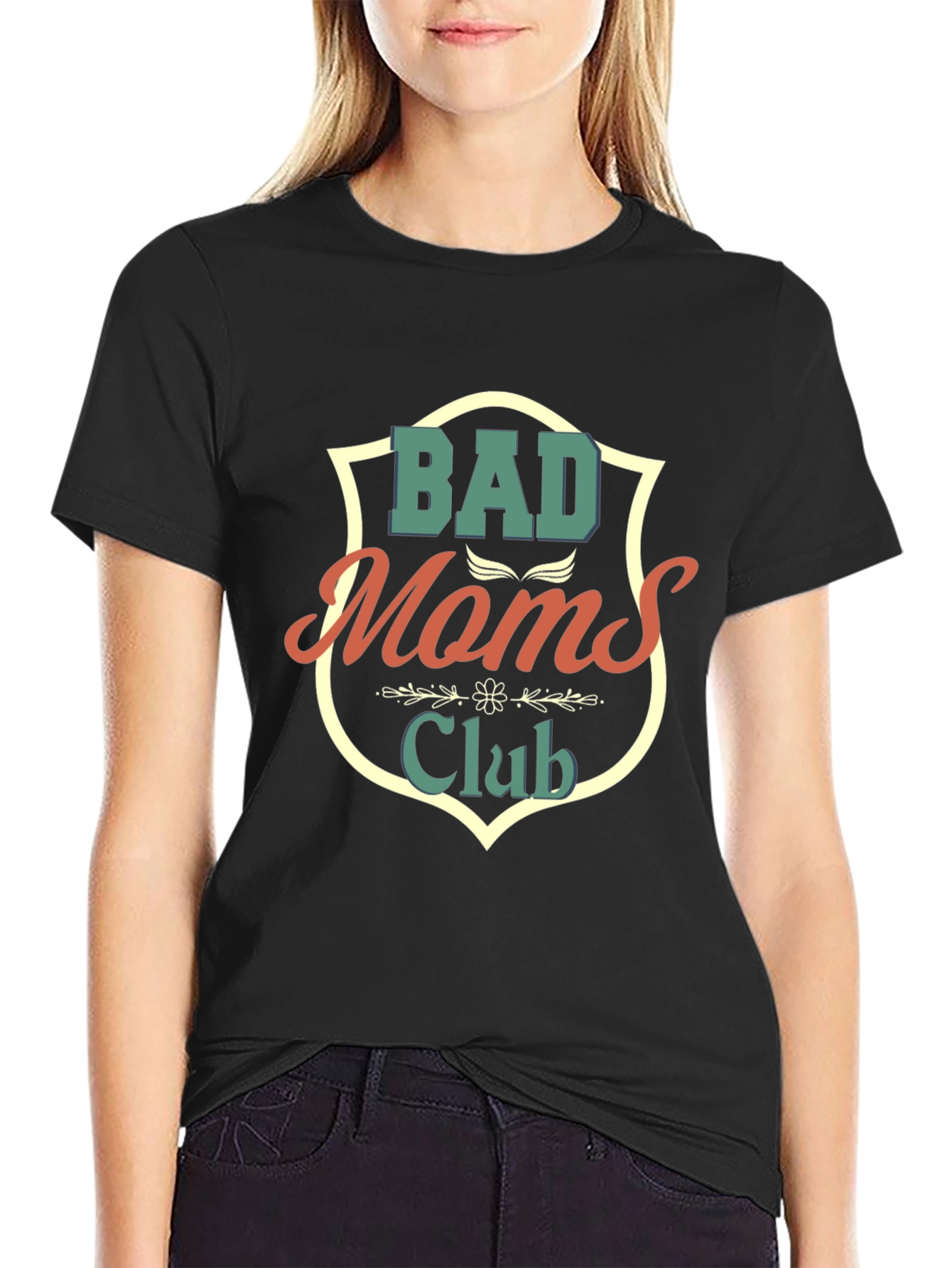 Bad Moms Club T-Shirt - Novelty Graphic Tee