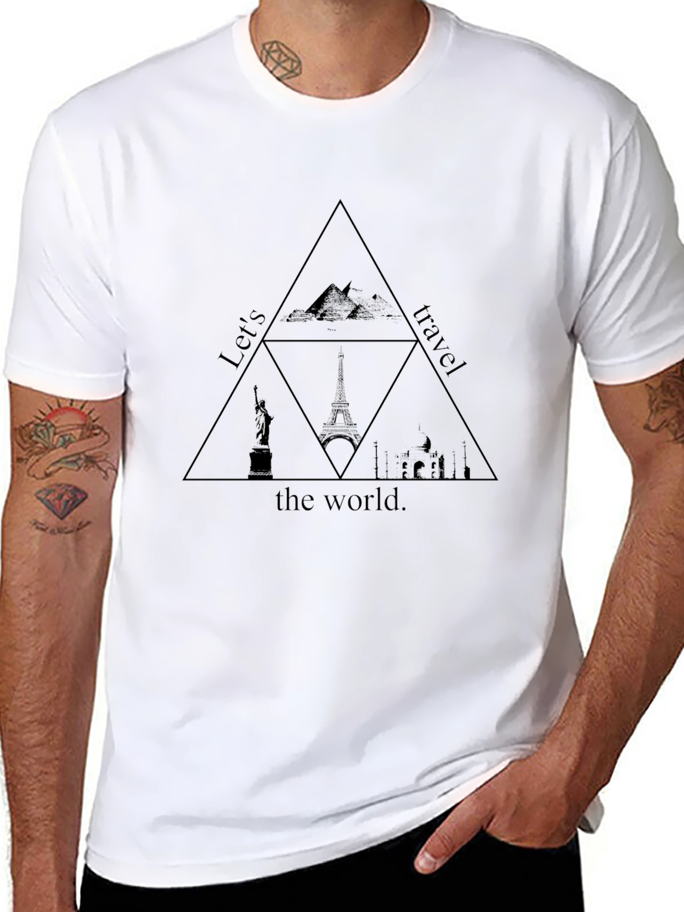 Lets Travel the World Graphic Tee