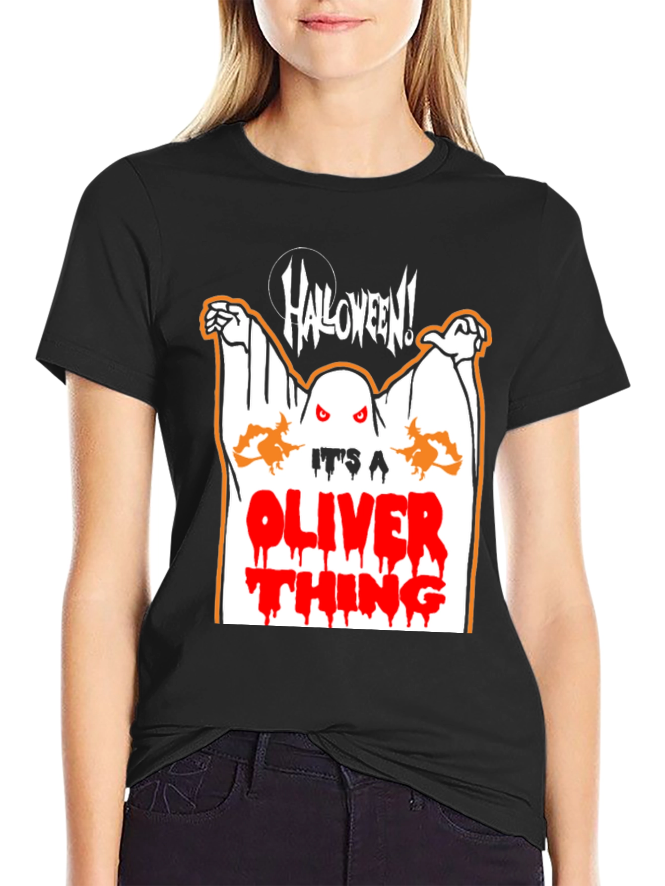 Oliver Halloween Ghost T-Shirt