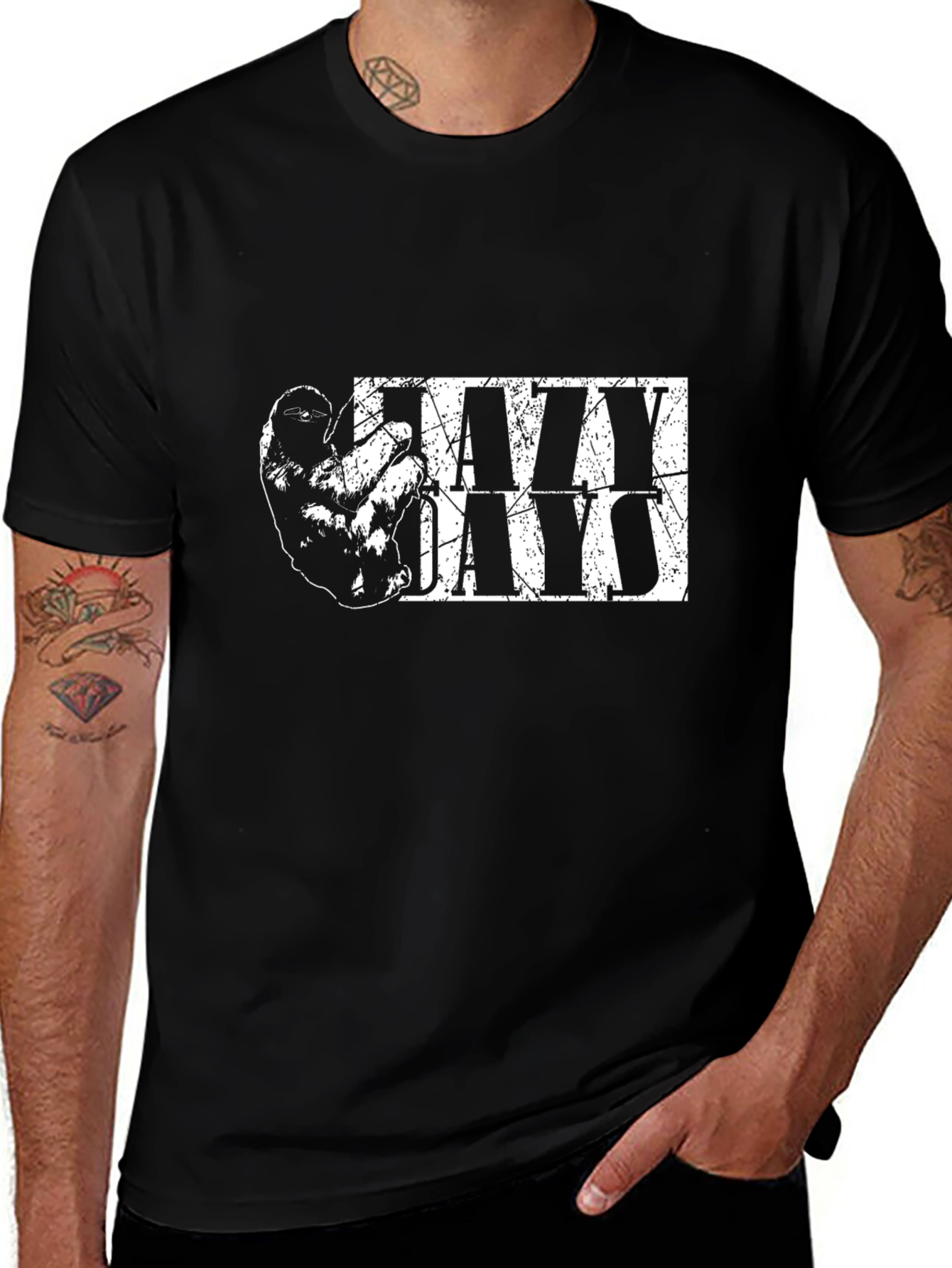 Lazy Days Graphic Tee - Relaxed Comfort