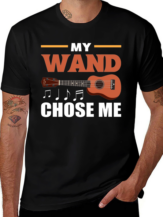 My Wand Chose Me Ukulele T-Shirt
