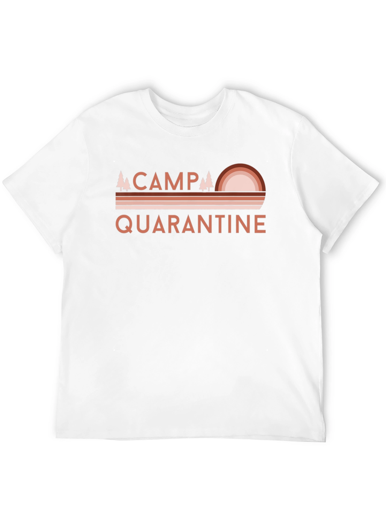 Camp Quarantine T-Shirt - Retro Camping Graphic Tee
