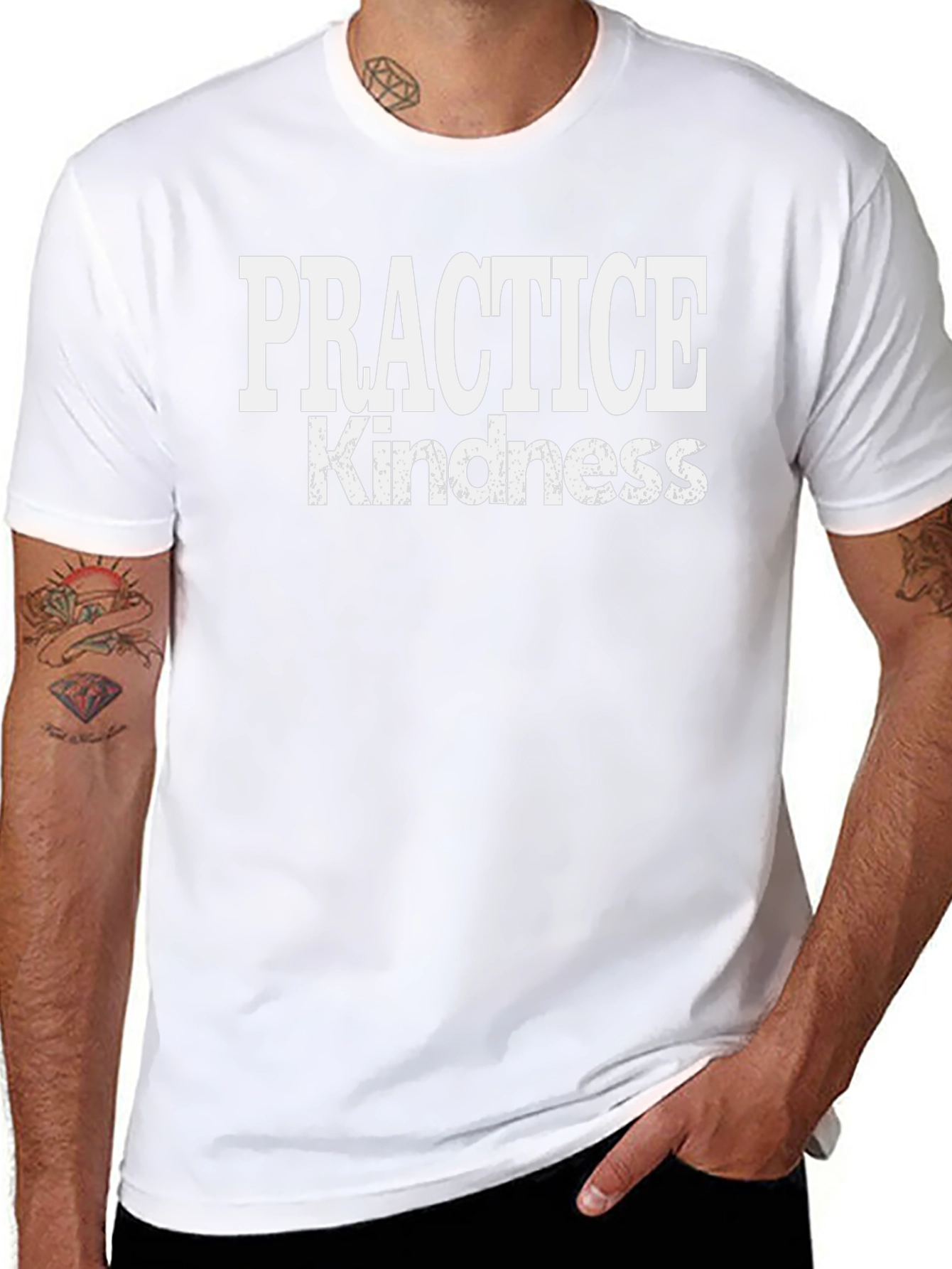 Practice Kindness Graphic Tee - Black