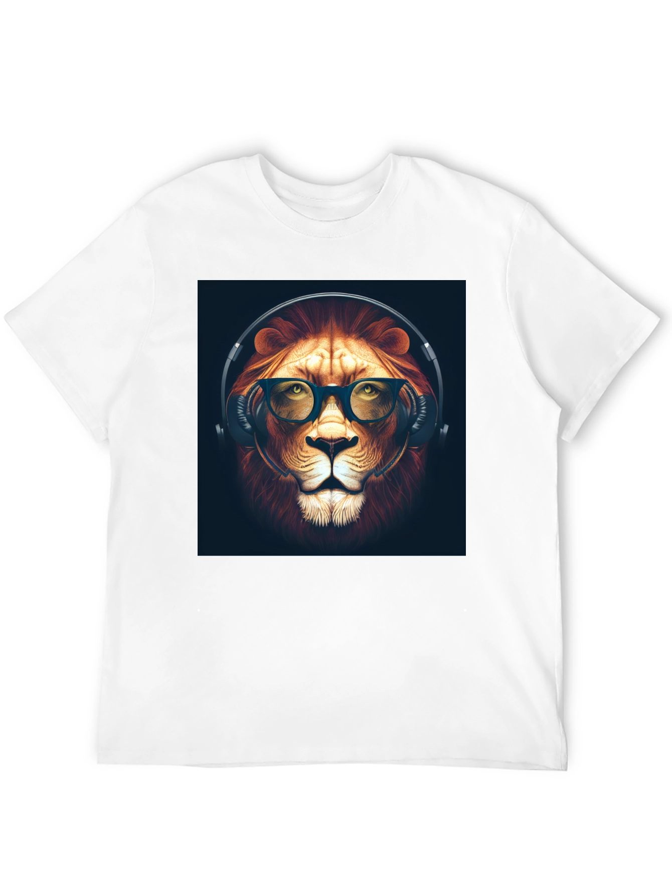 Cool Lion Graphic T-Shirt - Mens Black Tee