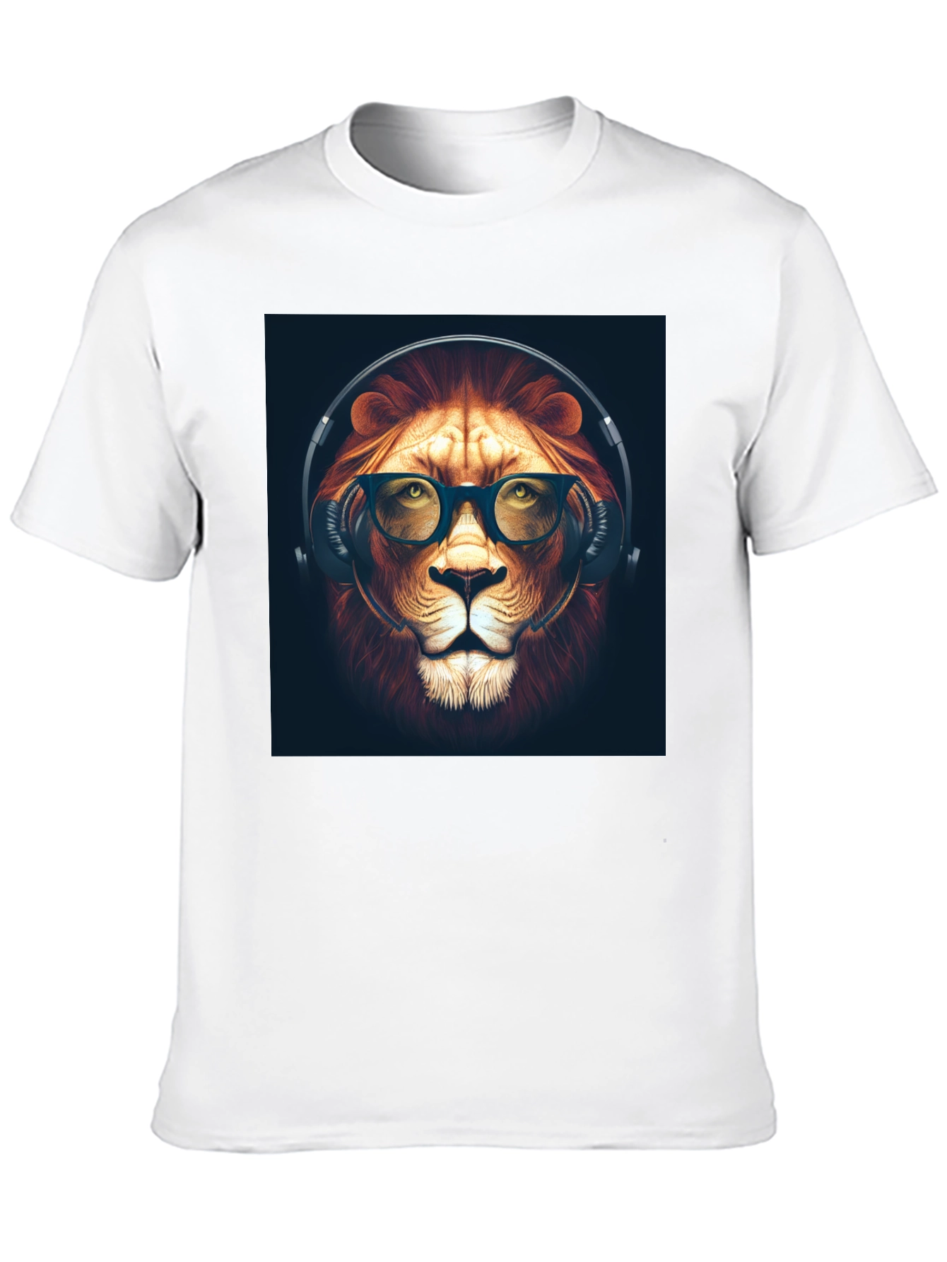 Cool Lion Graphic T-Shirt - Mens Black Tee