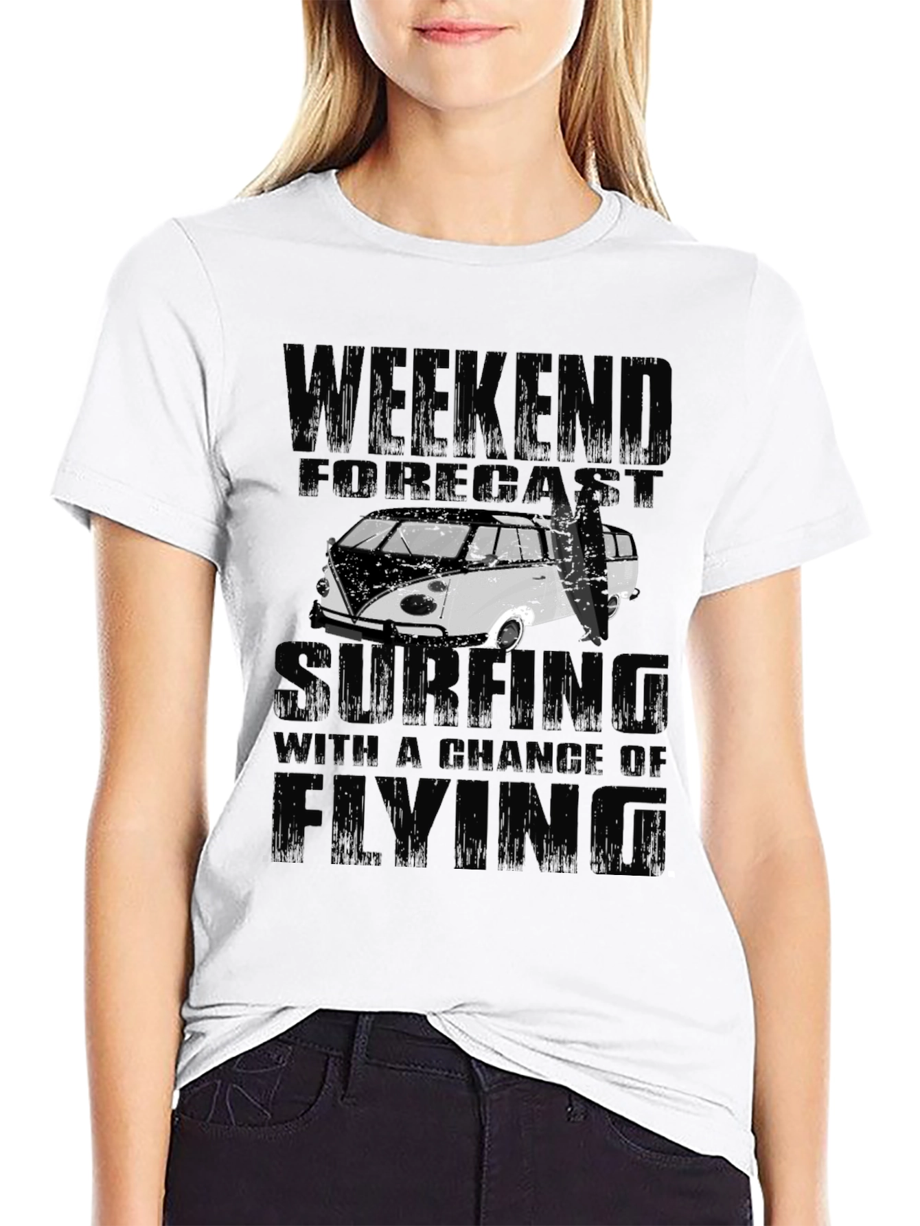 Weekend Forecast Surfing T-Shirt