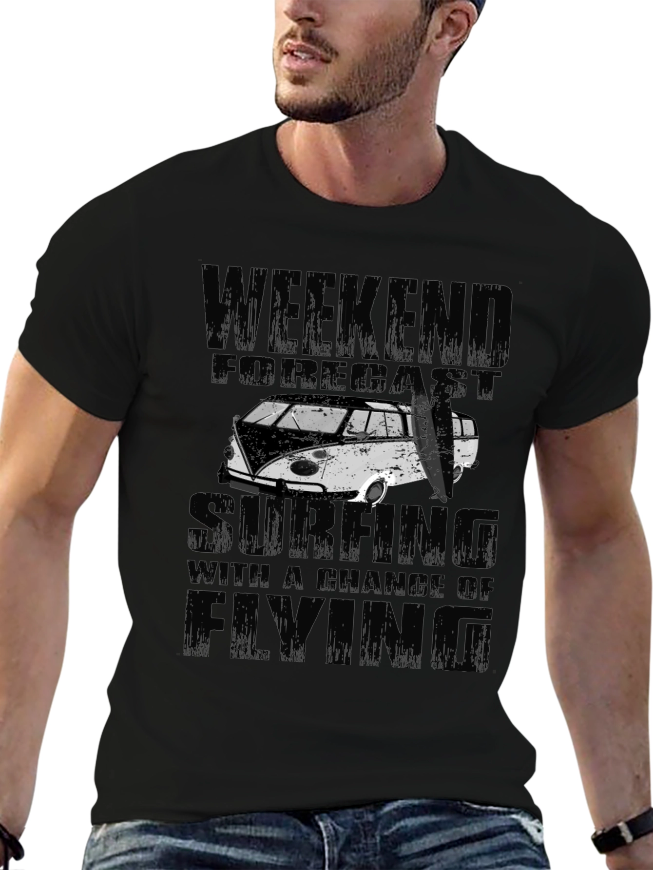 Weekend Forecast Surfing T-Shirt