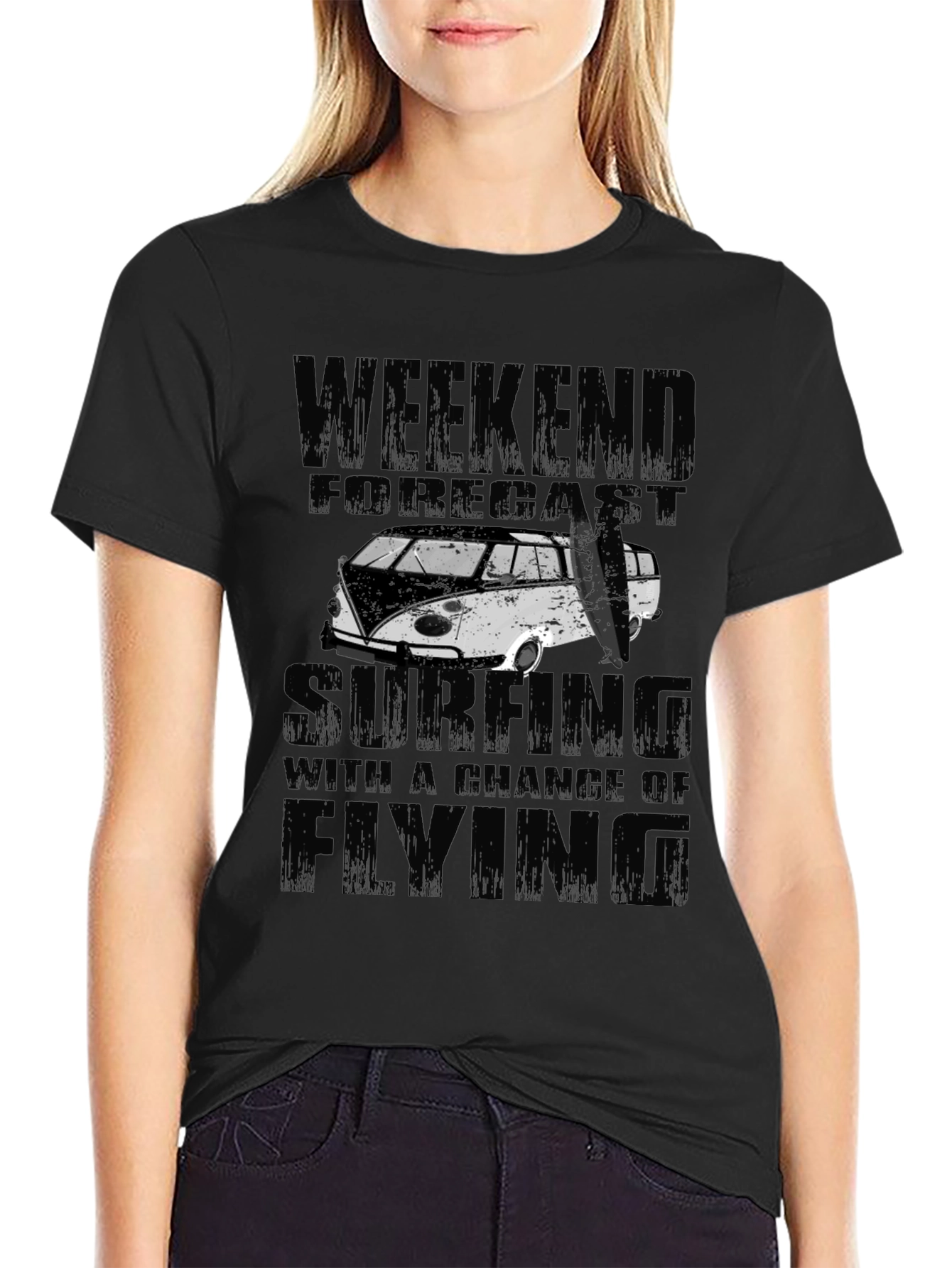 Weekend Forecast Surfing T-Shirt