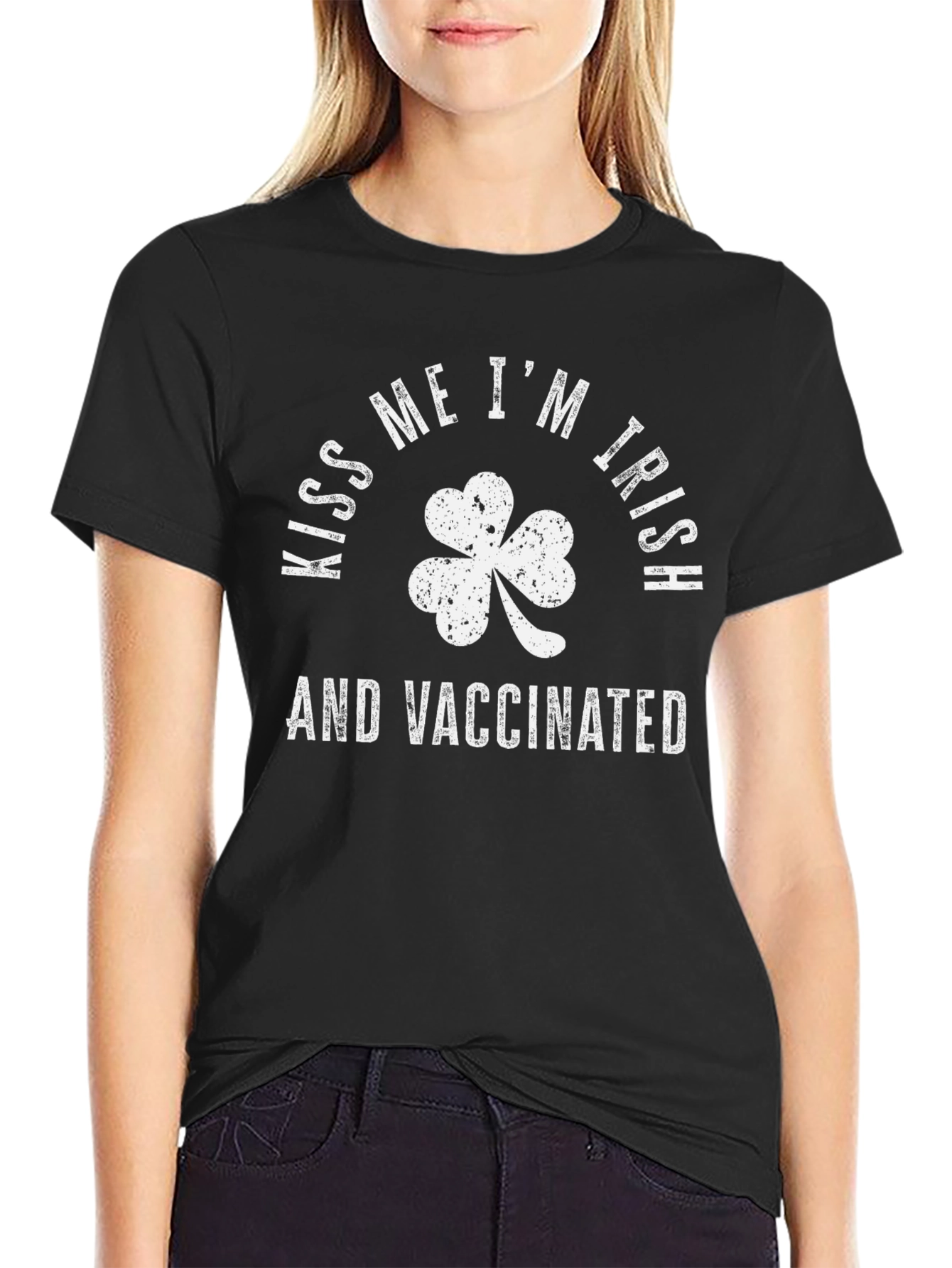 Kiss Me Im Irish & Vaccinated T-Shirt
