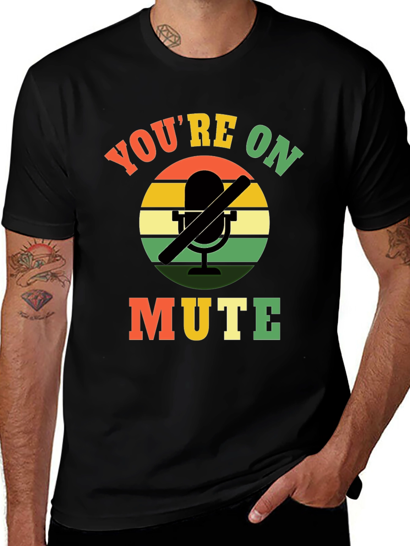 Youre On Mute T-Shirt - Funny Retro Graphic Tee