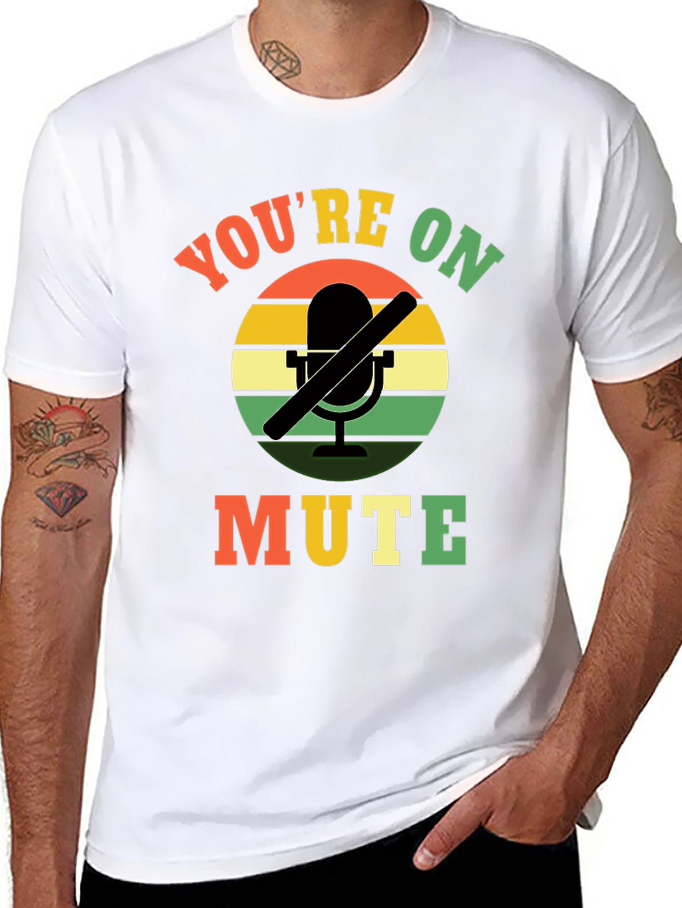 Youre On Mute T-Shirt - Funny Retro Graphic Tee