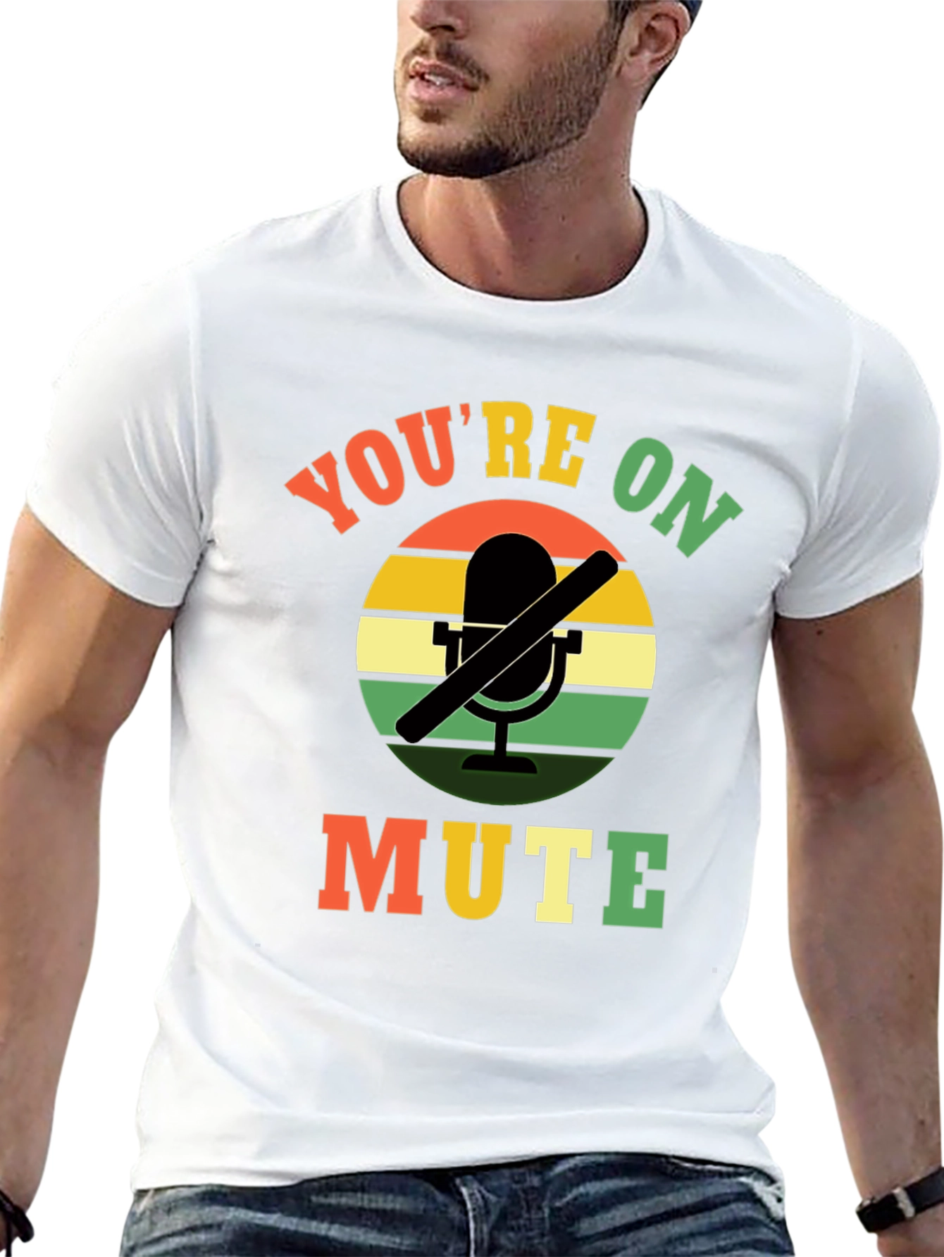 Youre On Mute T-Shirt - Funny Retro Graphic Tee
