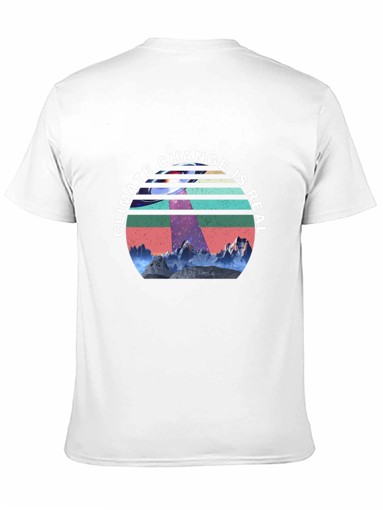Climate Change is Real UFO Graphic Tee
