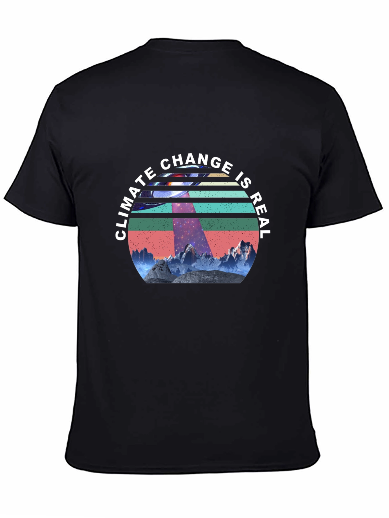 Climate Change is Real UFO Graphic Tee