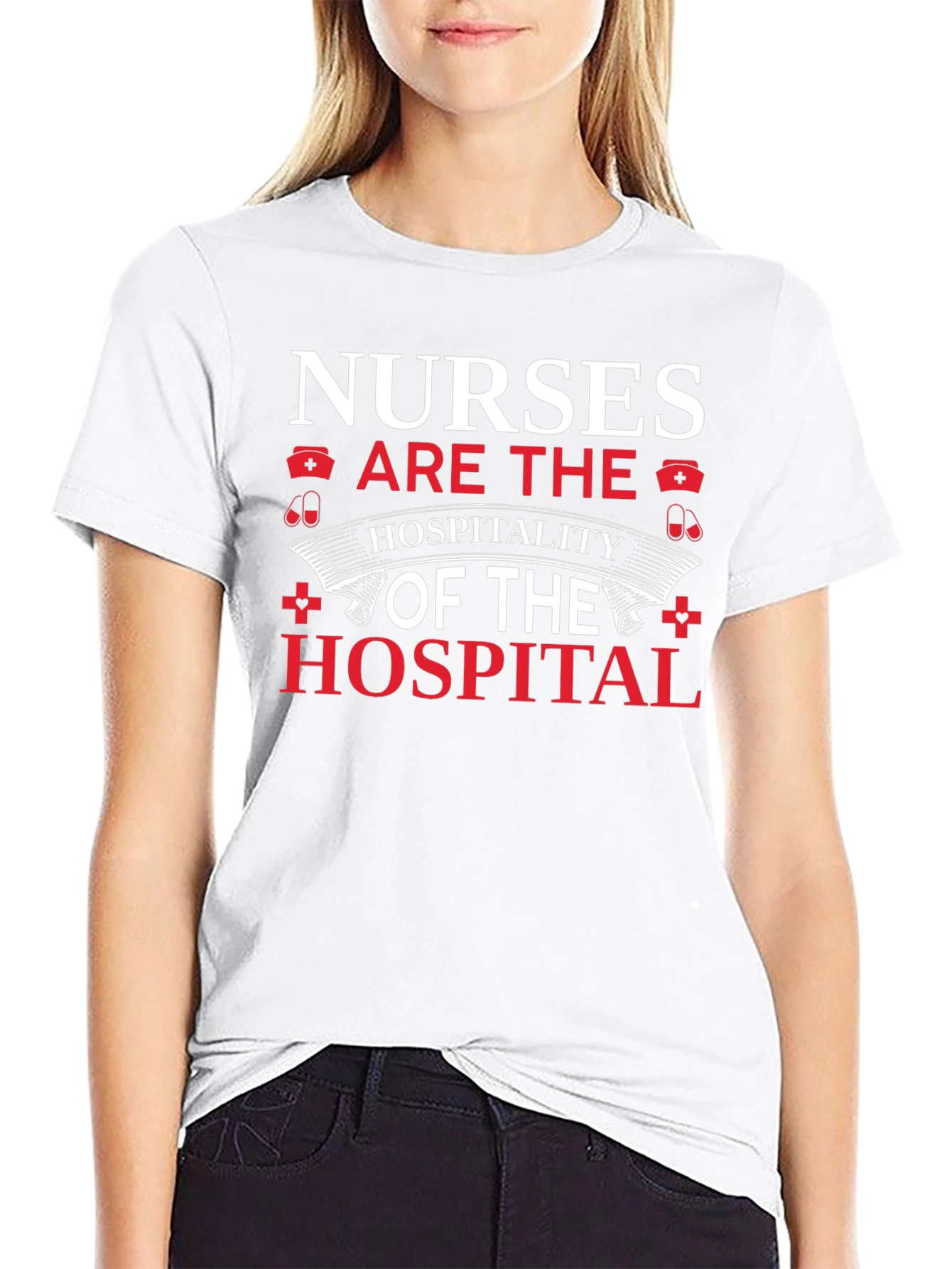 Nurses Hospitality T-Shirt - Black